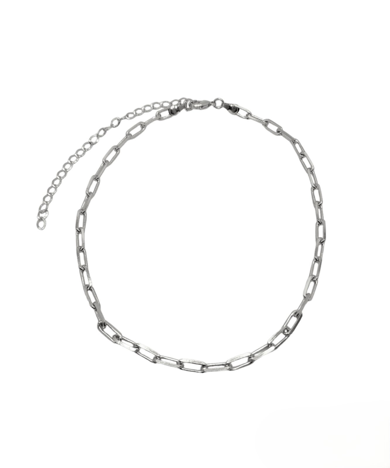 Vista 3 Choker Elos Banhada a Alexandra Michelassi Semijoias prata