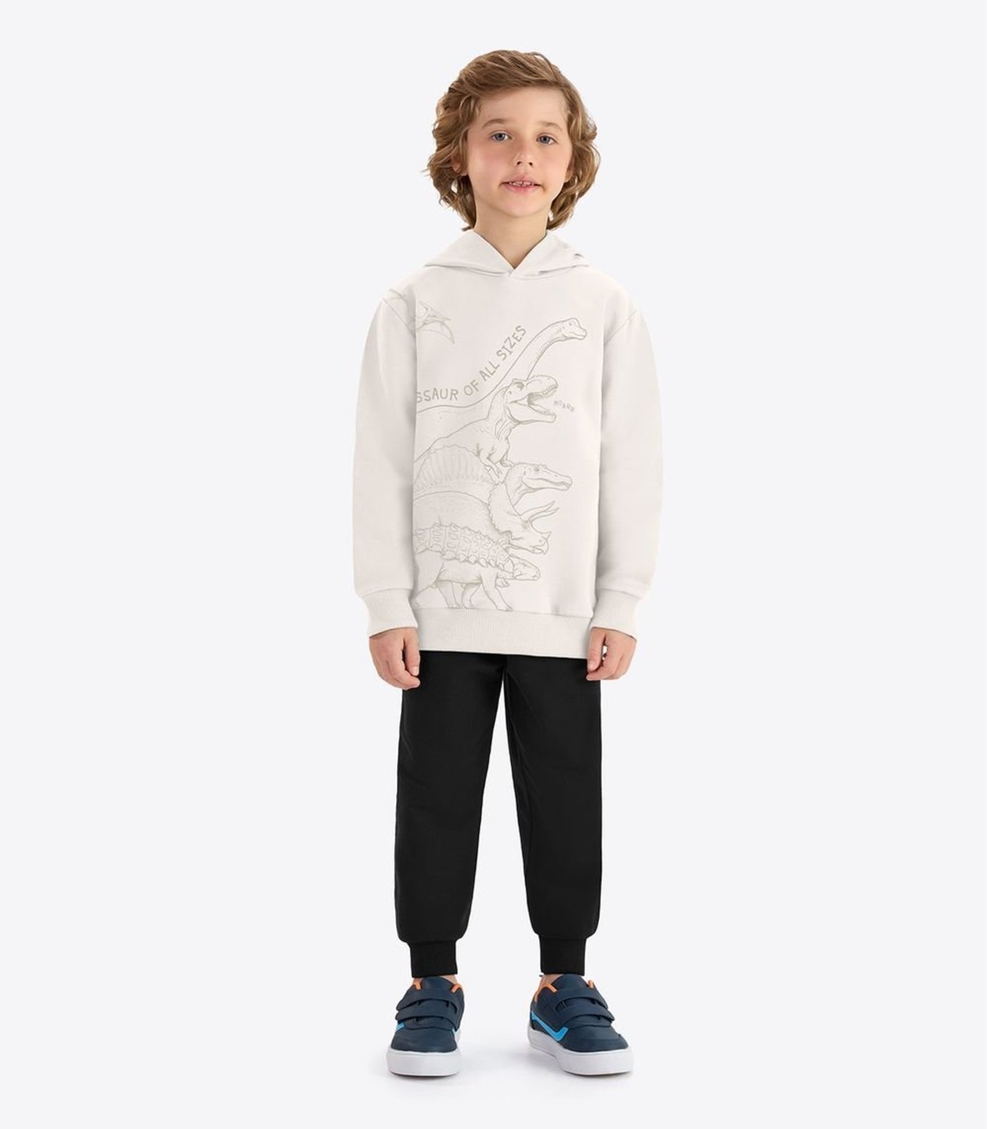 Infantil - Kit Conjunto Blusão Com Capuz E Calça Rovi Bege