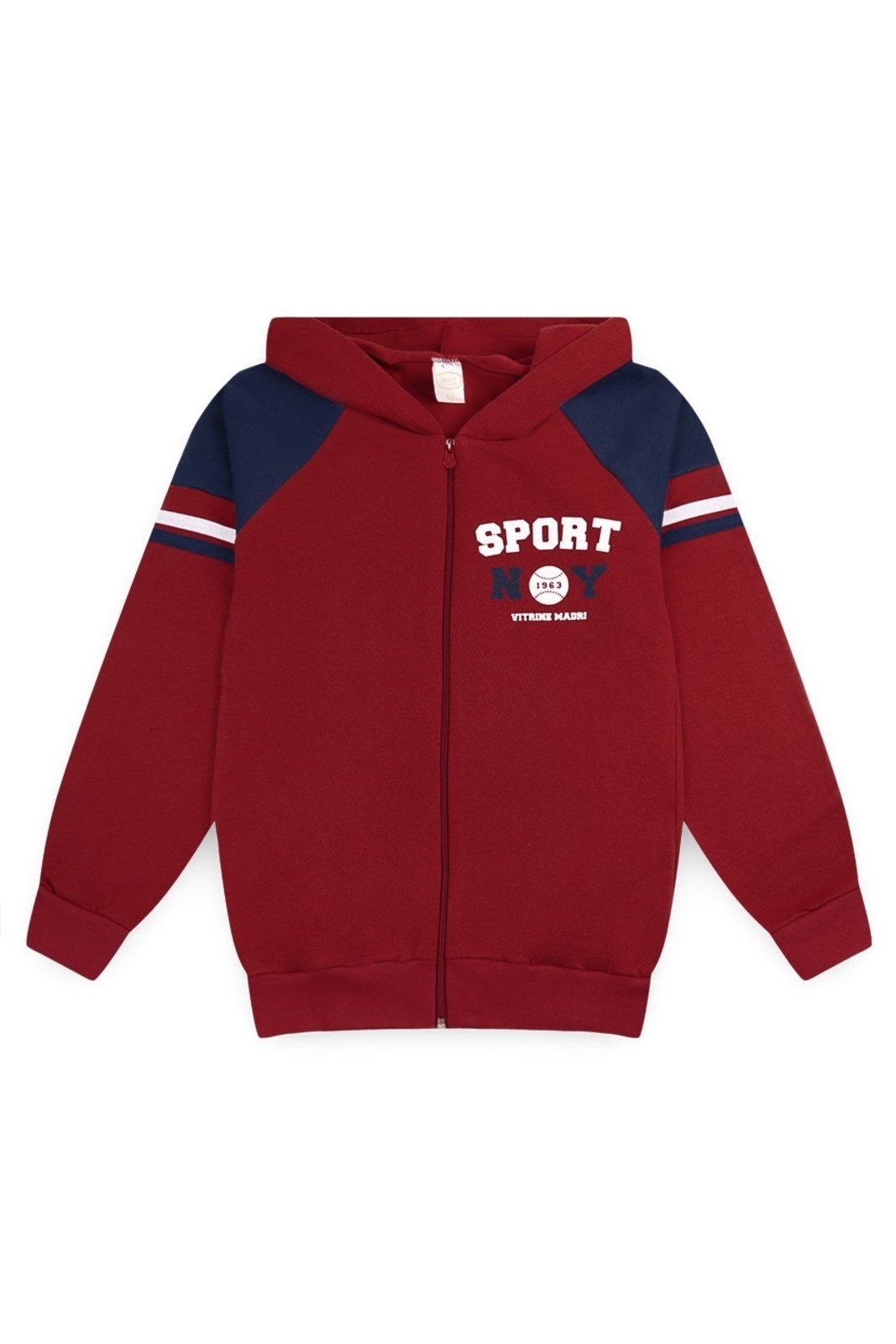 Infantil - Jaqueta Moletom Juvenil Menino c/ Capuz e Zíper Sport NY