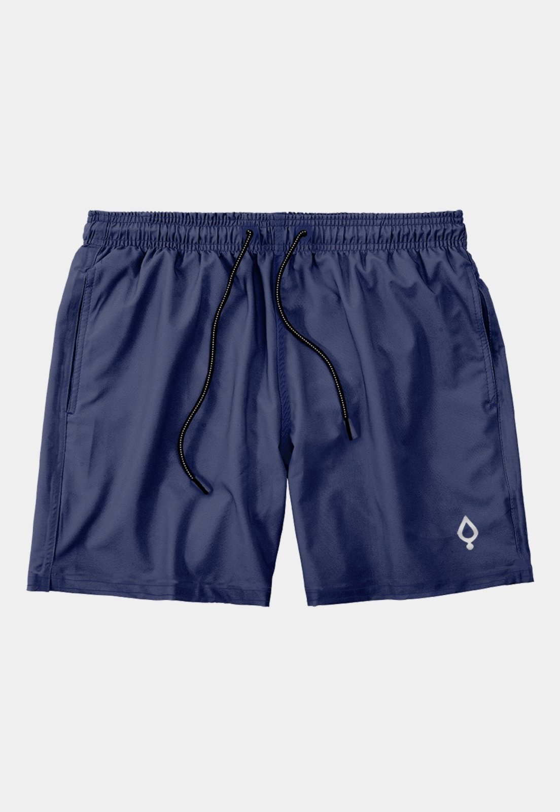 Short Bermuda Praia Lisa Liso Masculina Tactel Básico Azul Short Bermuda Praia Lisa Liso Masculina Tactel Básico Azul