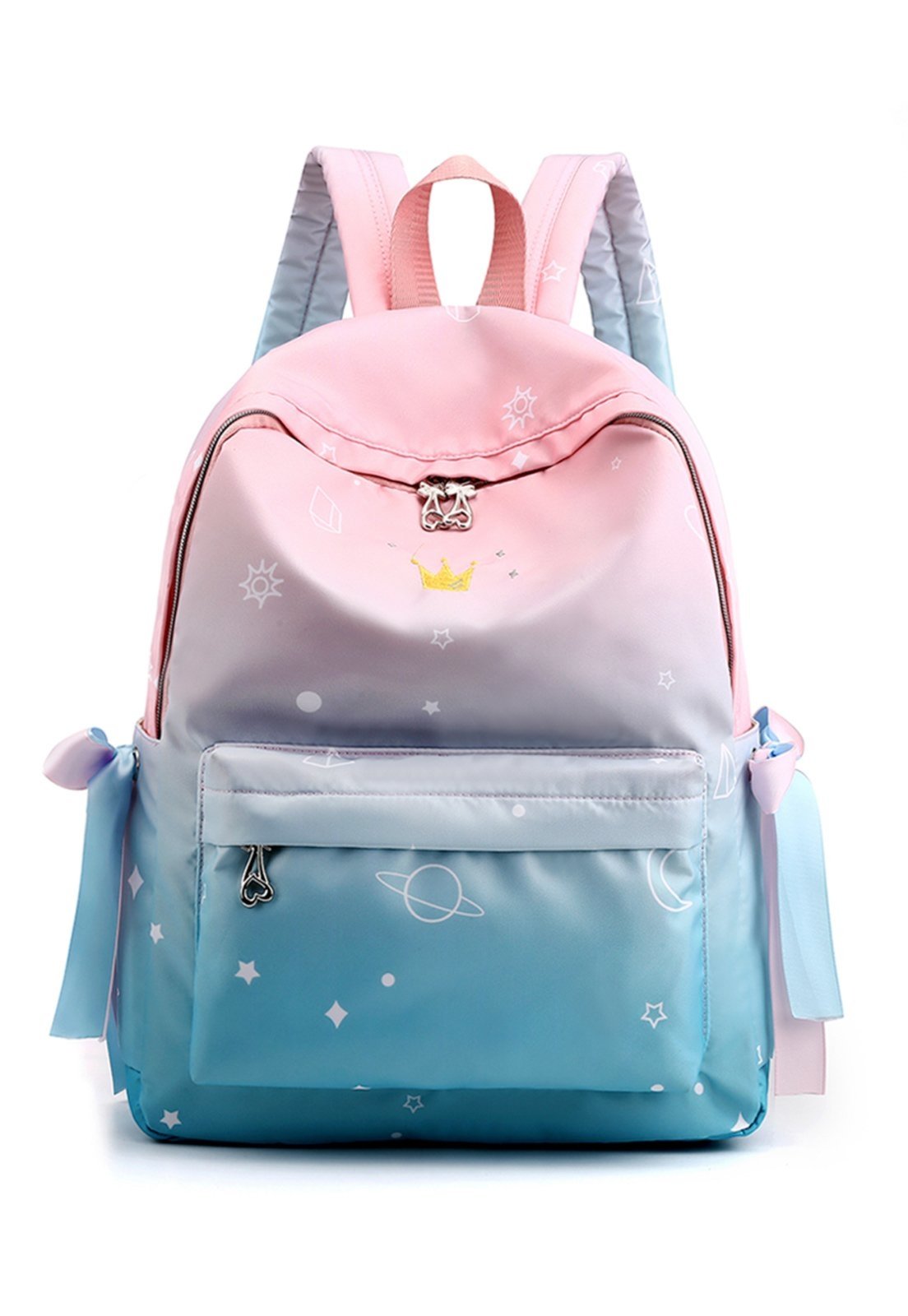 Vista 2 Infantil - Mochila Espaçosa Bolsa Resistente Antifurto Casual Escola Faculdade YUPE rosa YUPE rosa