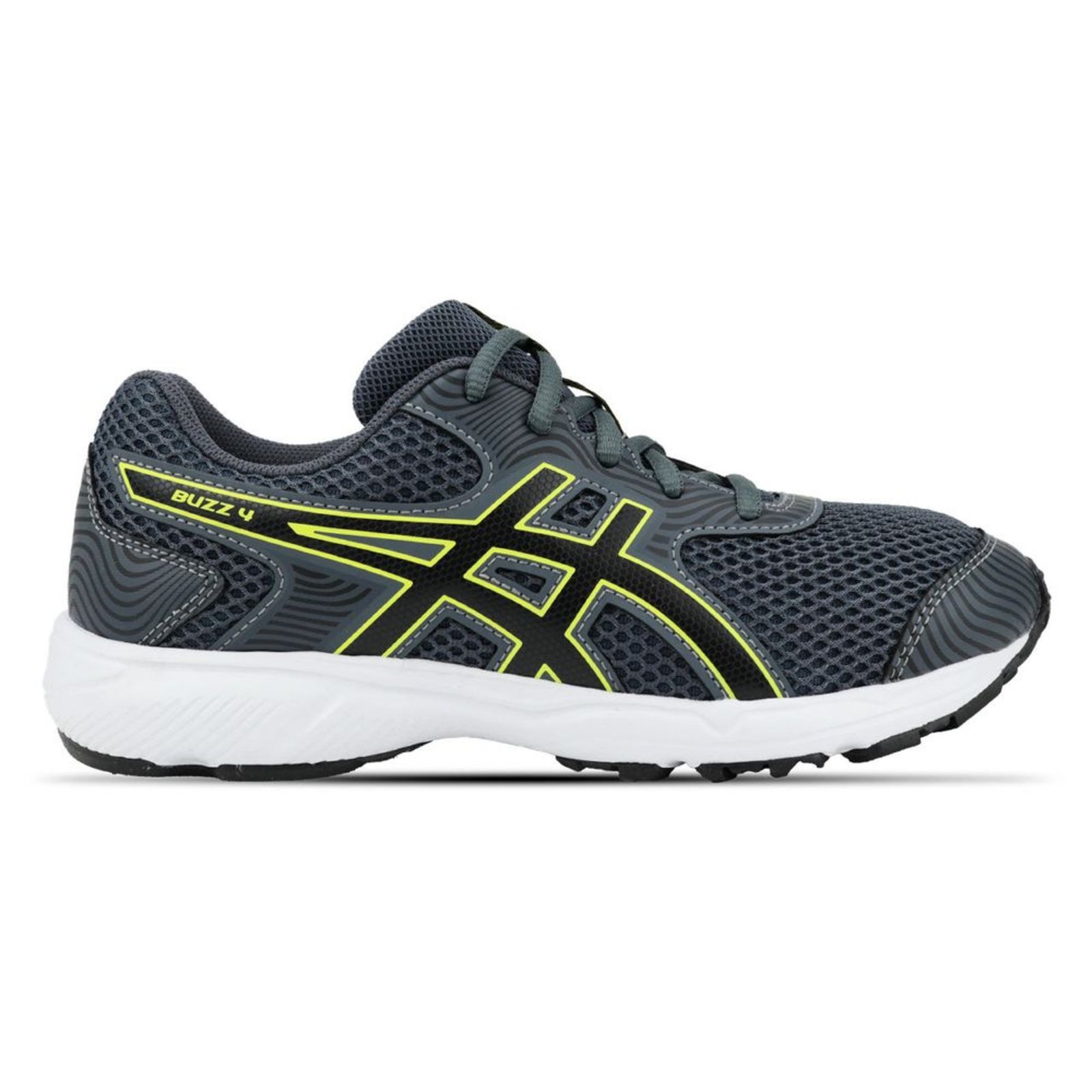 Tênis ASICS Buzz 4 - - Cinza/Amarelo