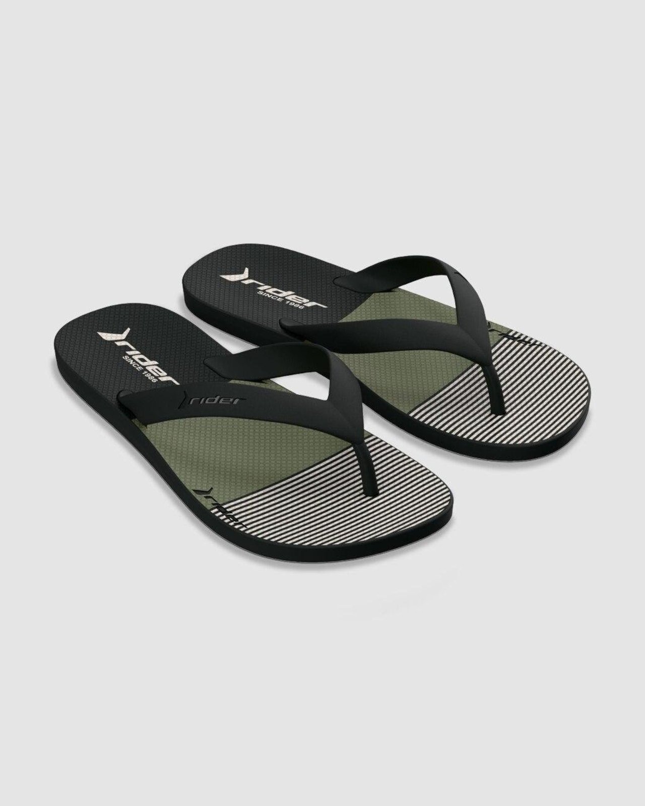 Chinelo Masculino Rider Graphics Preto