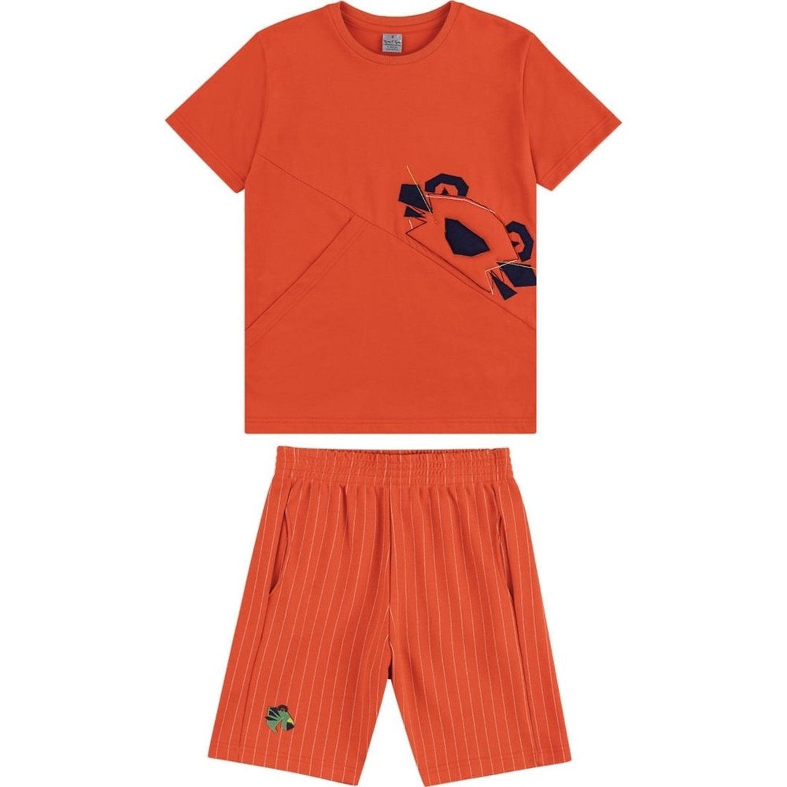 Infantil - Conjunto Curto Menino Tigor T. Tigre