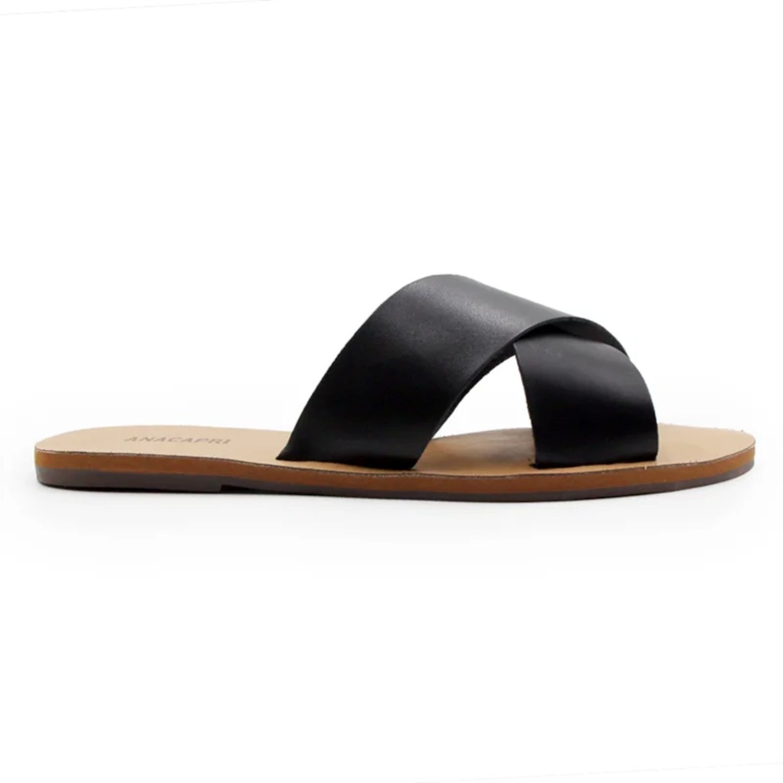 Tamanco Rasteiro Feminino Anacapri C300140004 Preto