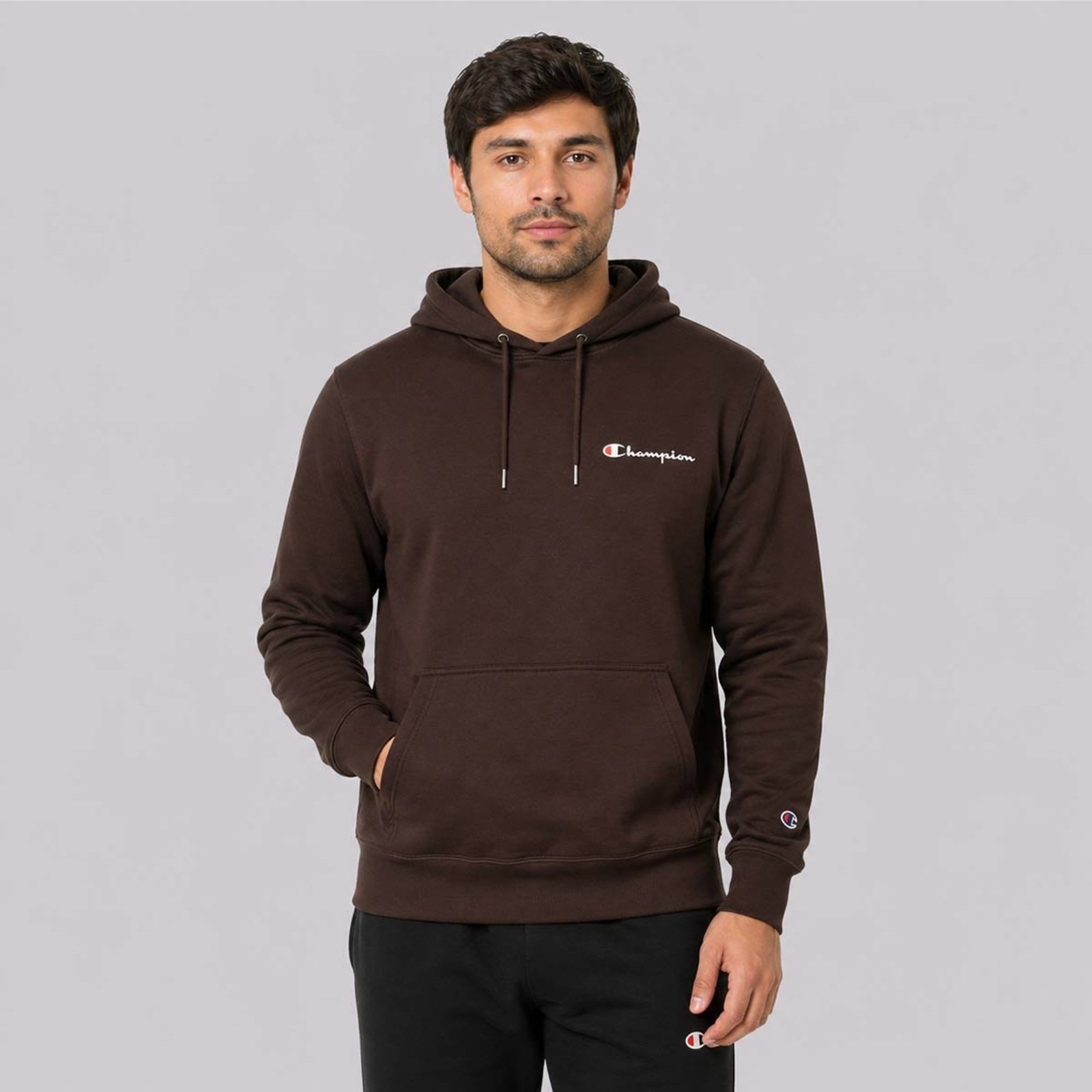 Moletom Champion Athletic Mini Script INK Marrom