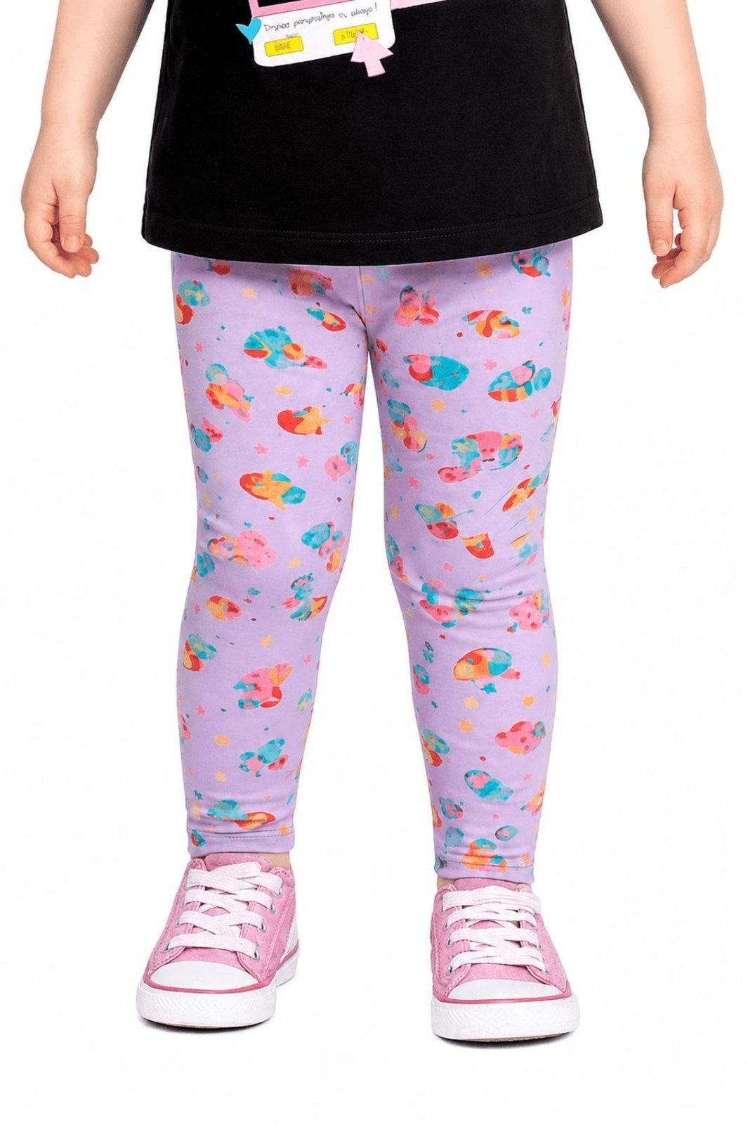 Infantil - Legging Menina Borboalegre Alphabeto Roxo