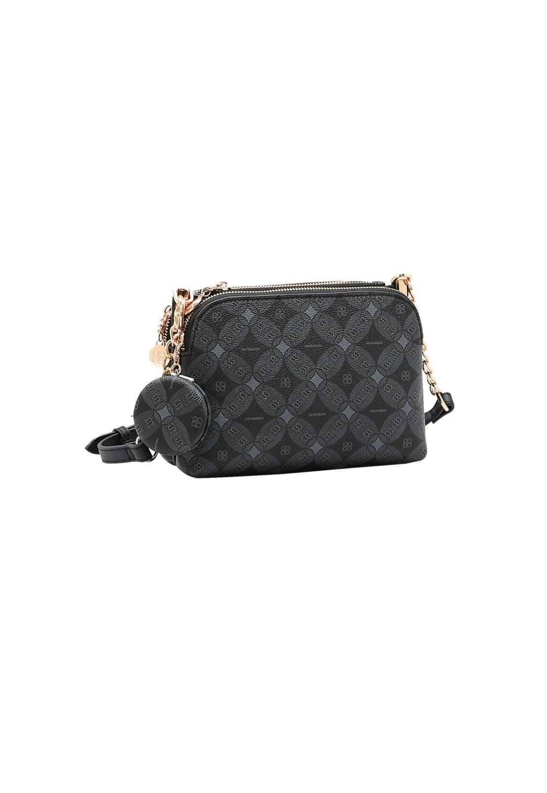 Bolsa Feminina Chenson Monograma Contemporâneo 3485382 Preto