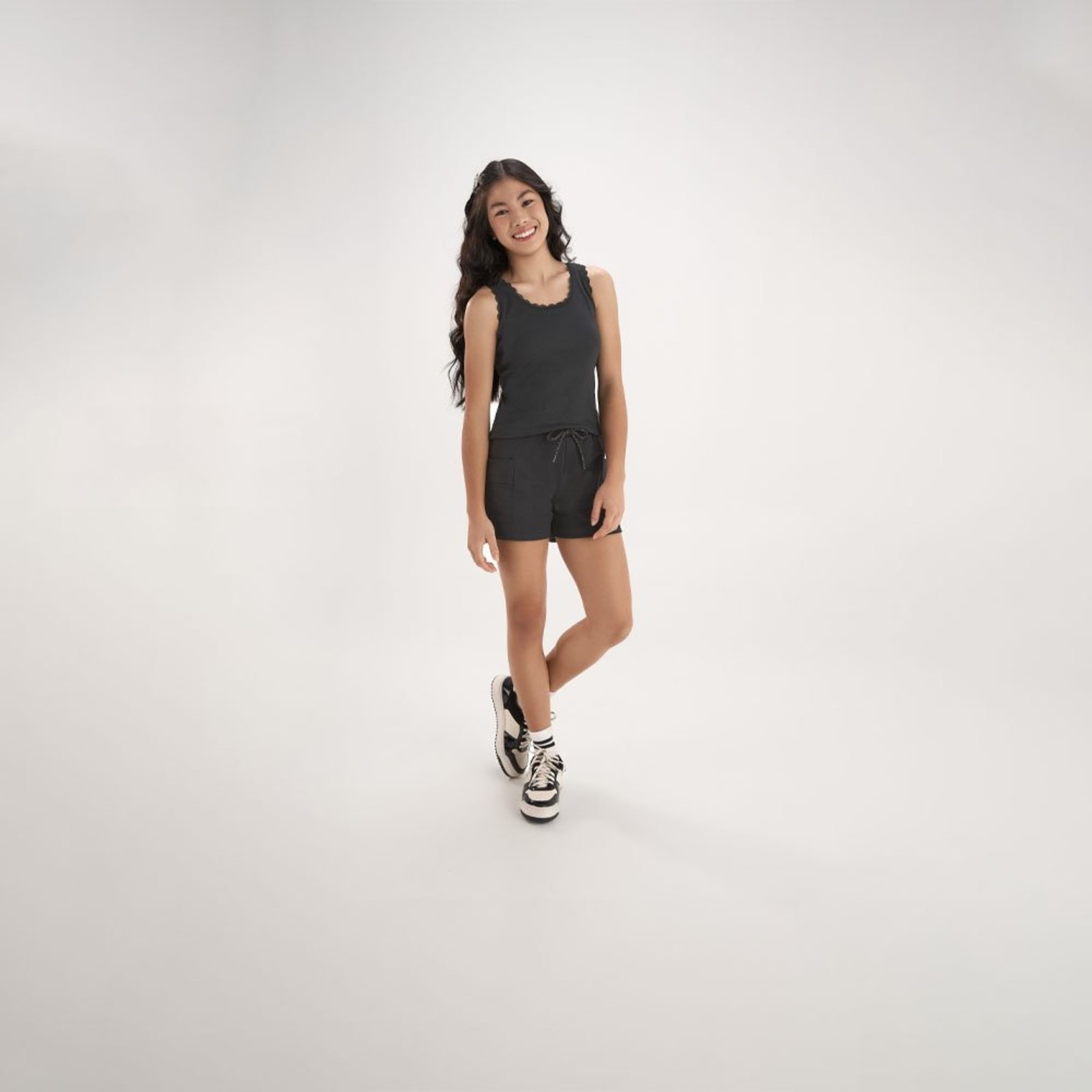 Infantil - Blusa Preto Juvenil Pulla Bulla Menina - 53902-51