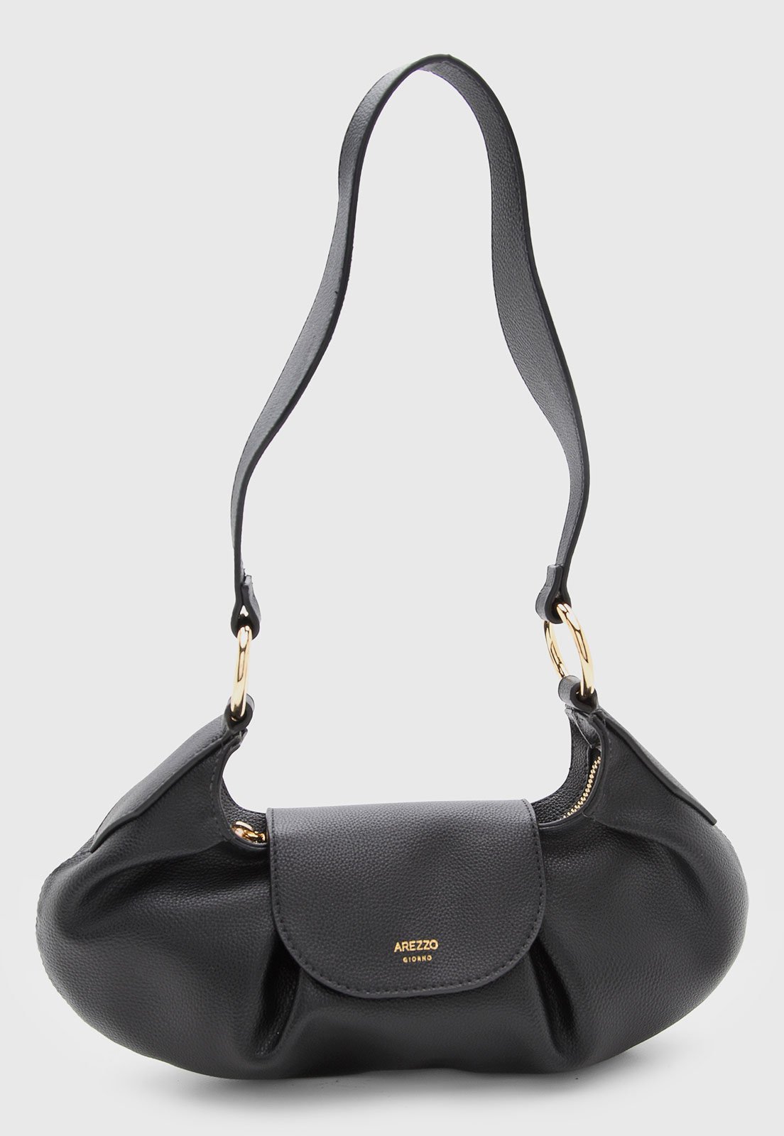 Bolsa Feminina Arezzo Estruturada Alça Média Preta