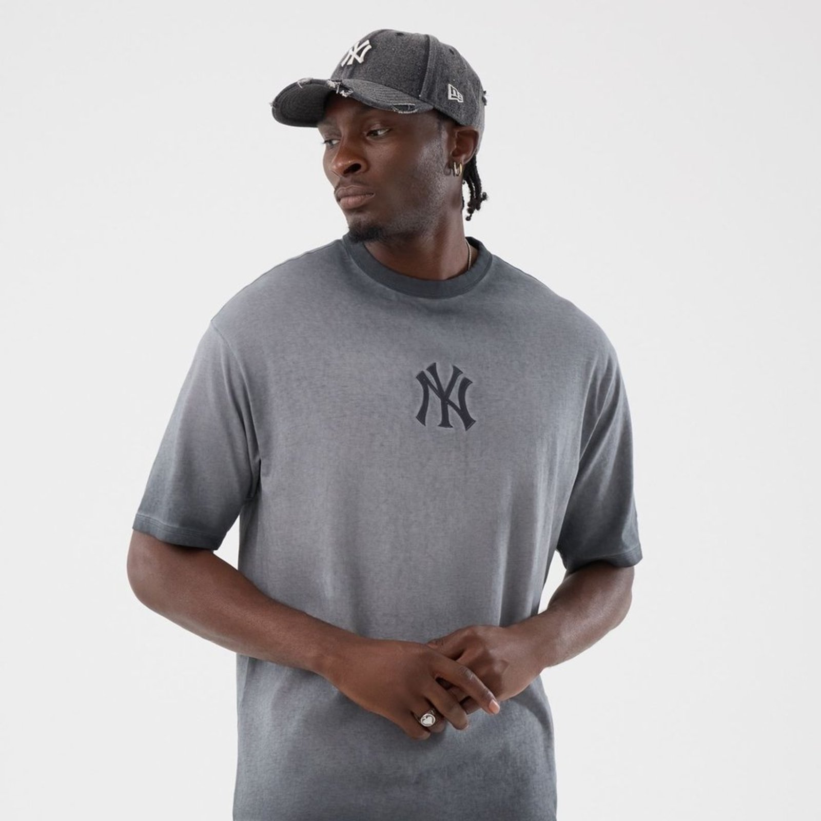 Camiseta New Era Regular New York Yankees Preto
