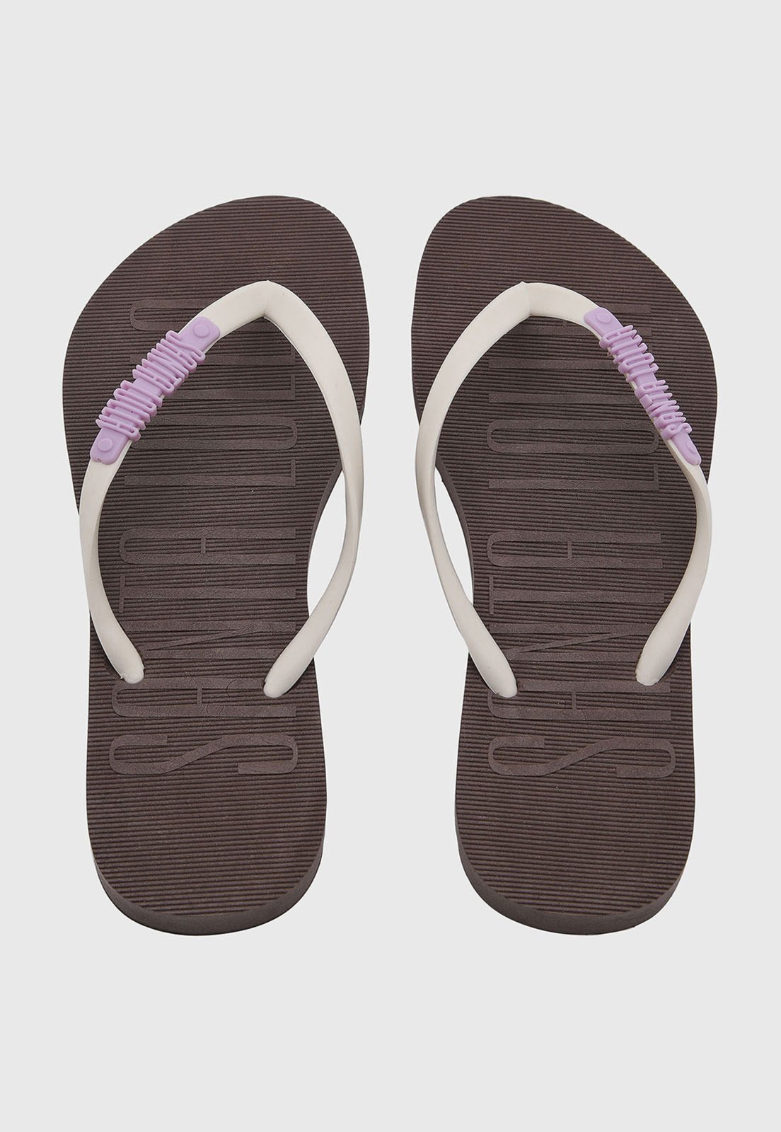 Chinelo Feminino Santa Lolla Logo Marrom