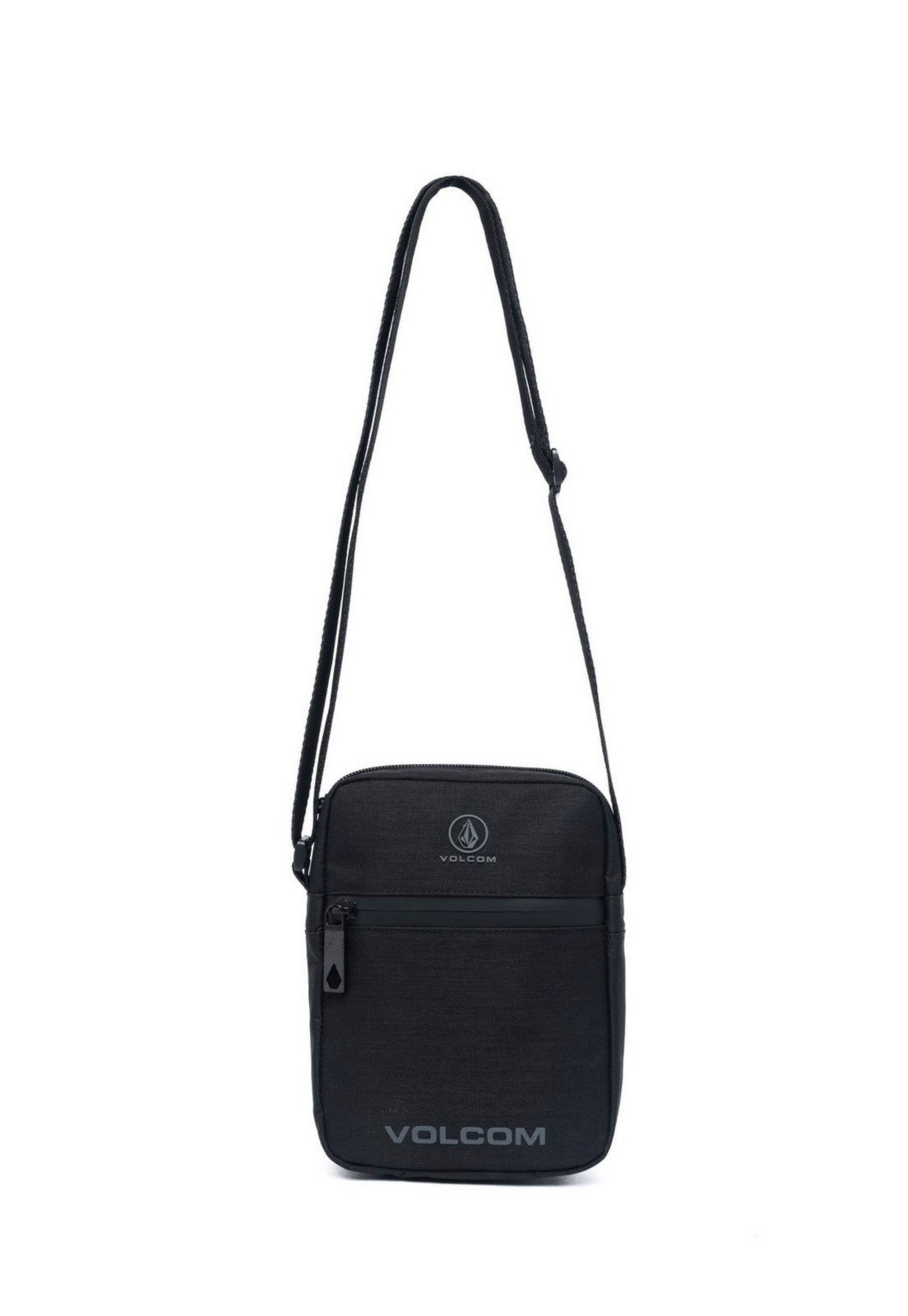 Shoulder Bag Bolsa Volcom Transversal Espaçosa Preto Unisex Reforçada