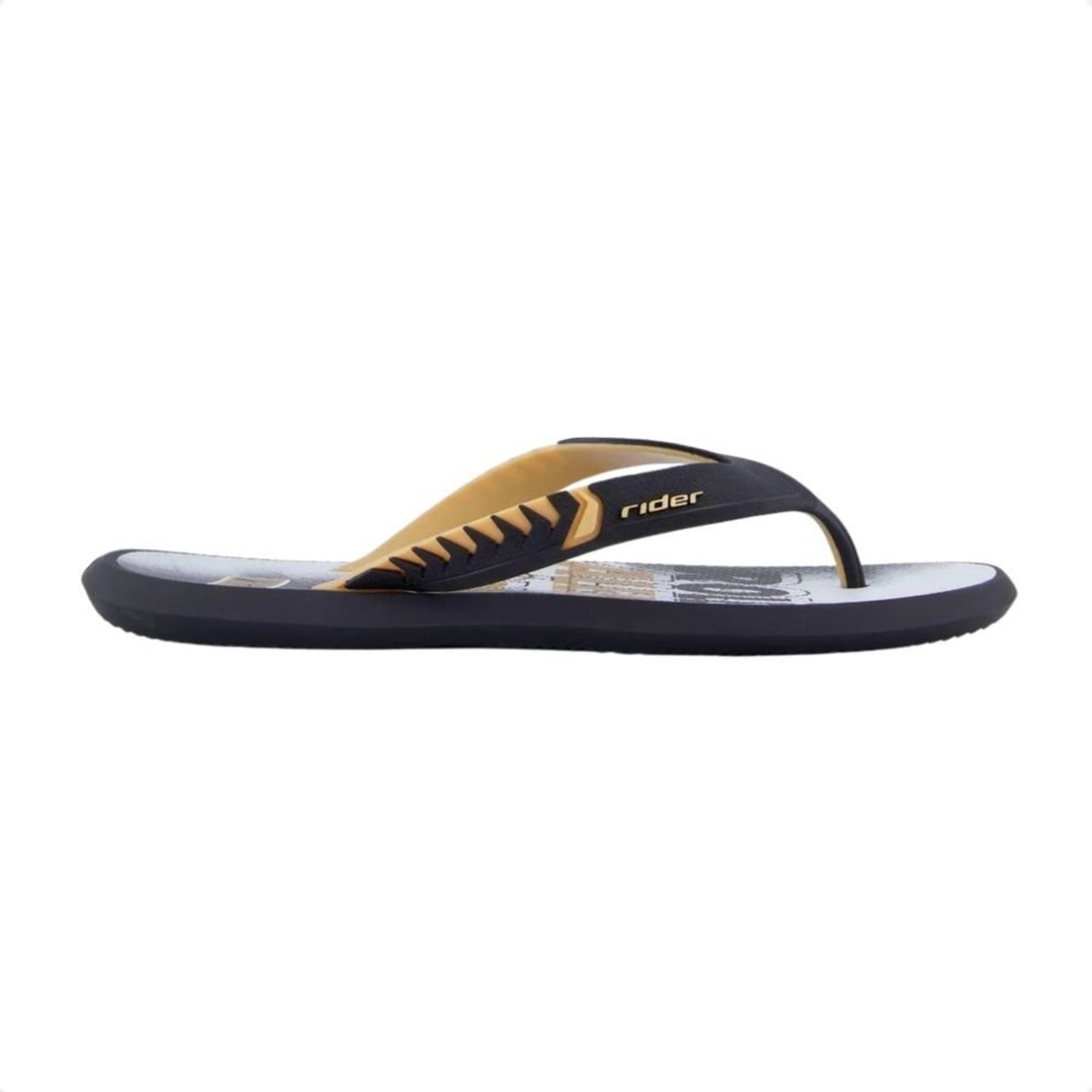 Vista 2 Chinelo Masculino Dedo Rider R1 Prime R10 preto Rider preto