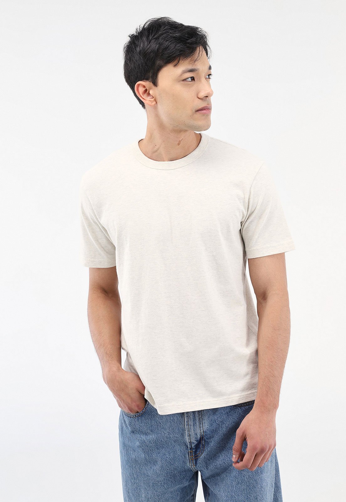 Camiseta GAP Reta Logo Off-White