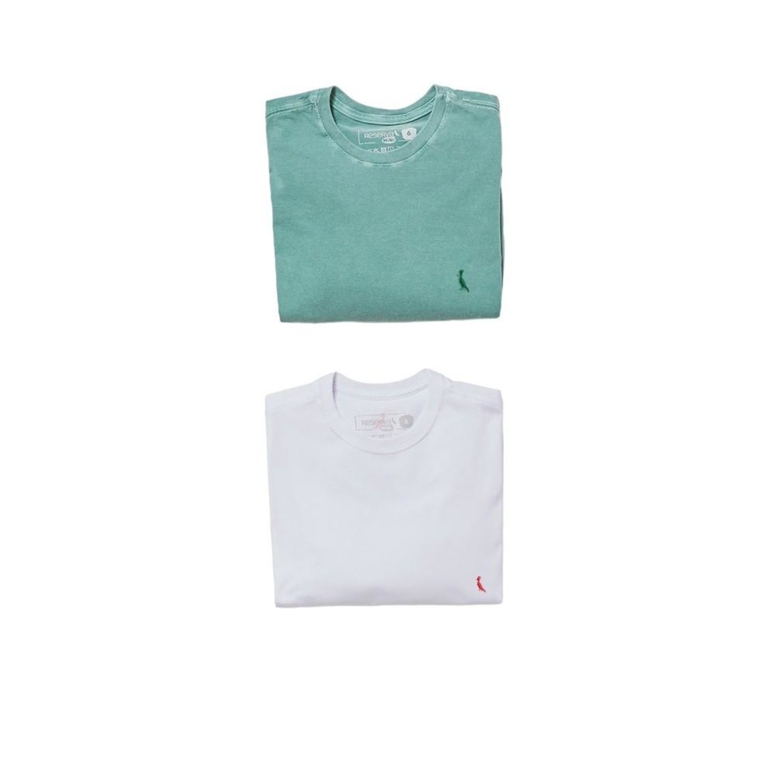 Infantil - Kit 2 Camisetas Básicas Brasa e Limo Reserva Mini Verde