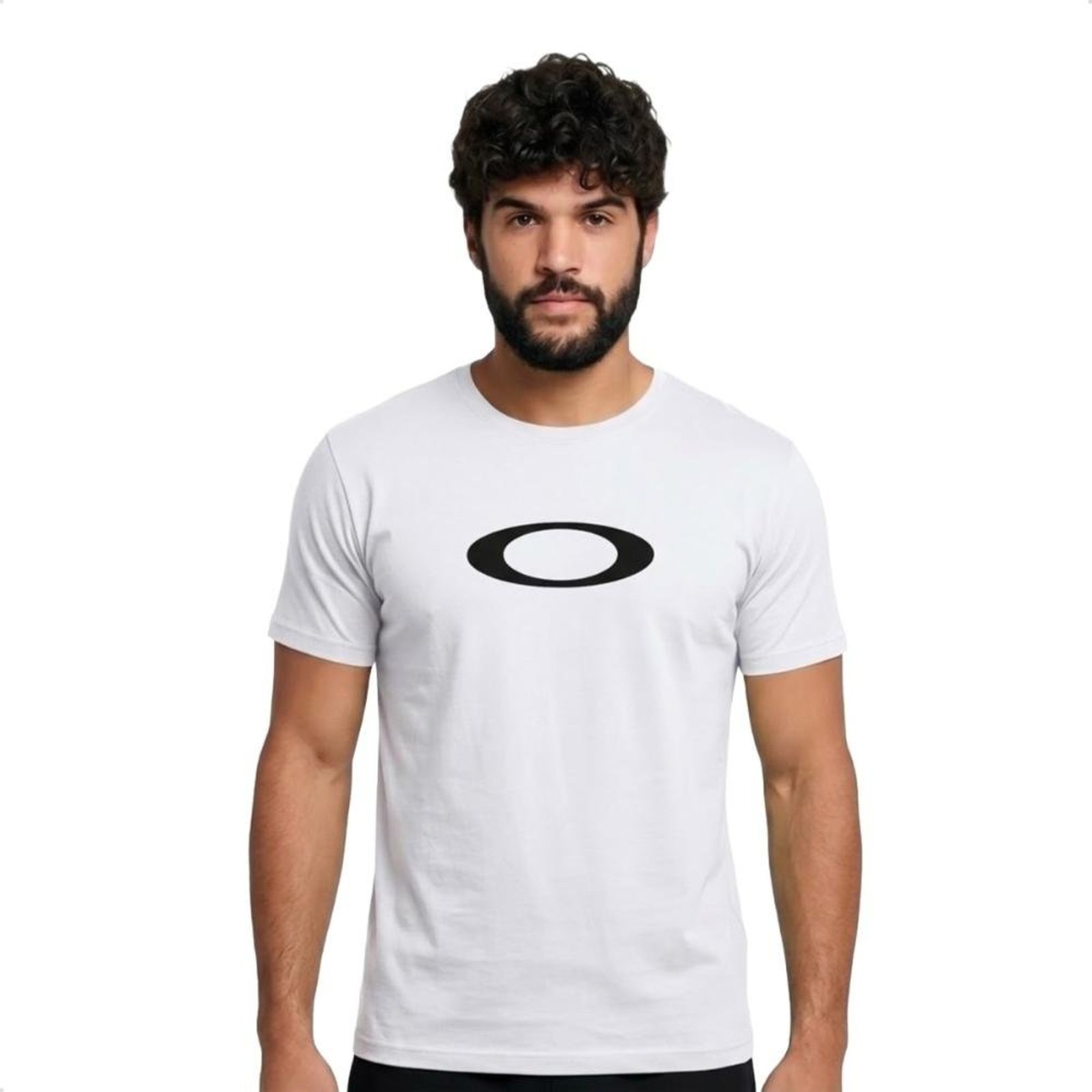 Camiseta Oakley Masculina O-Ellipse Tee Casual Branco