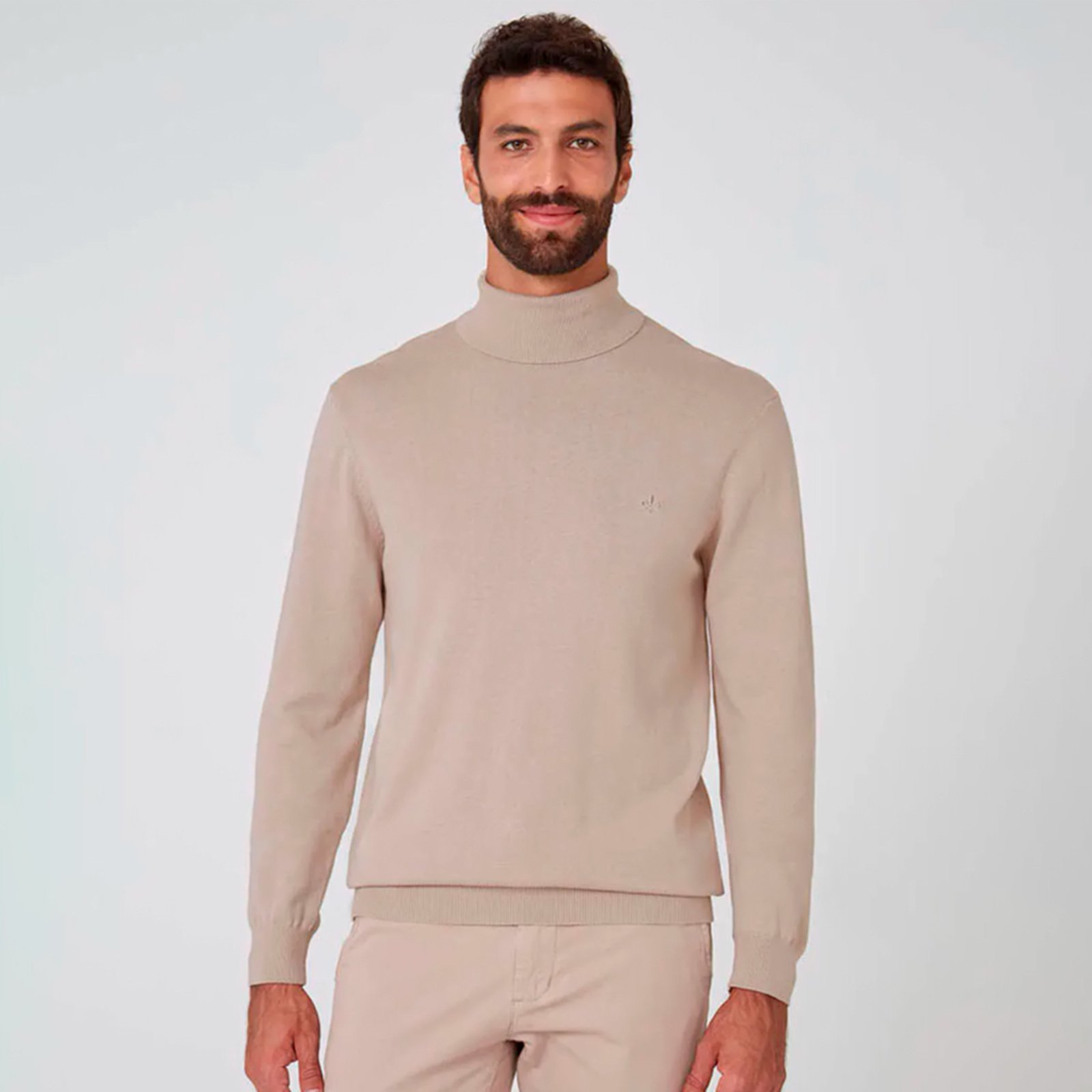 Suéter Dudalina Tricot Cacharel Pr26 Bege Masculino