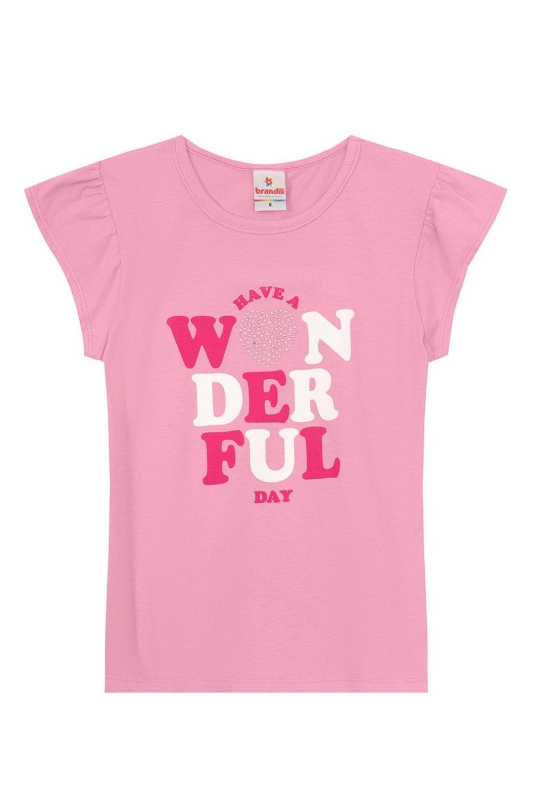 Vista 3 Infantil - Blusa menina em malha Brandili amarelo Brandili amarelo