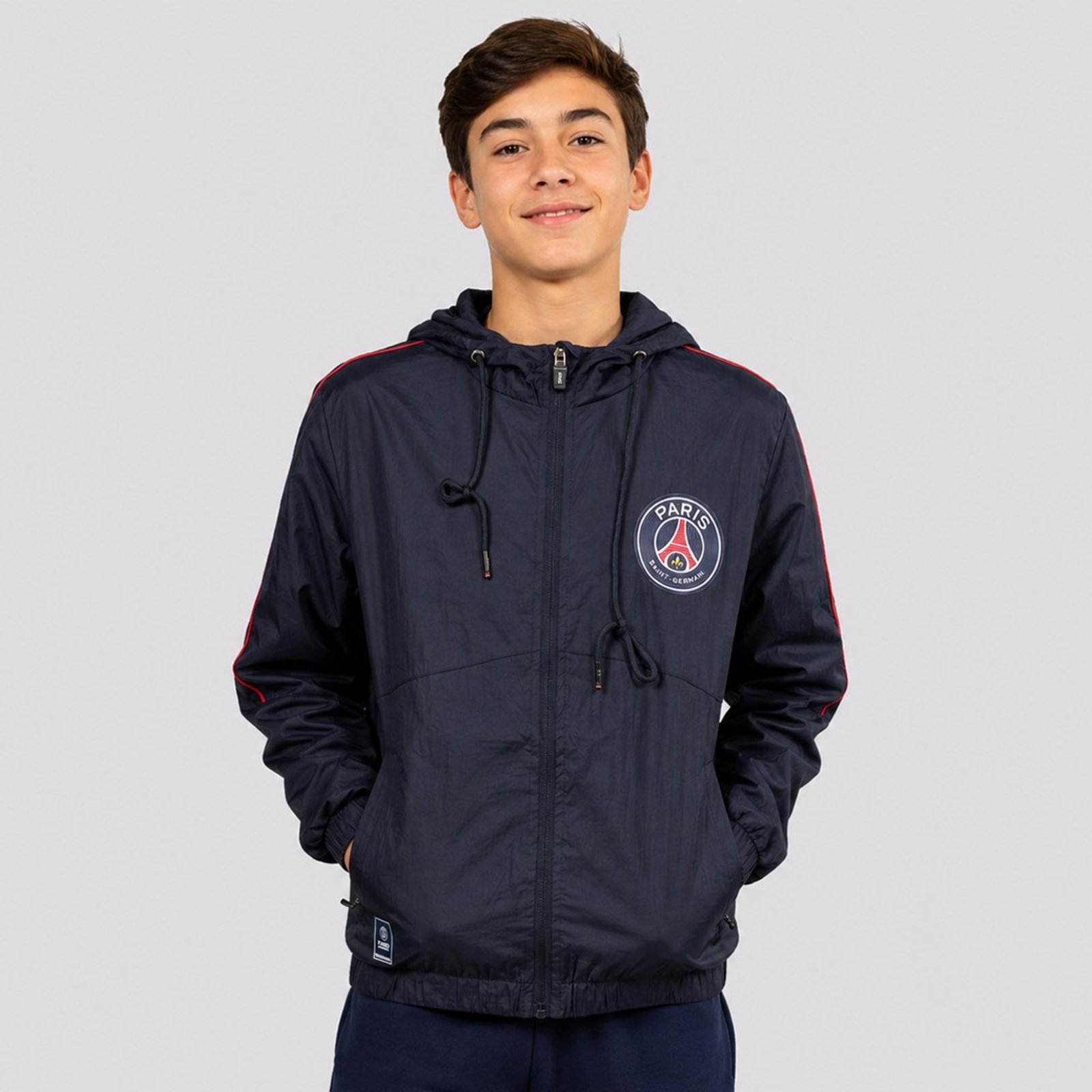 Jaqueta PSG Corta Vento Juvenil Marinho