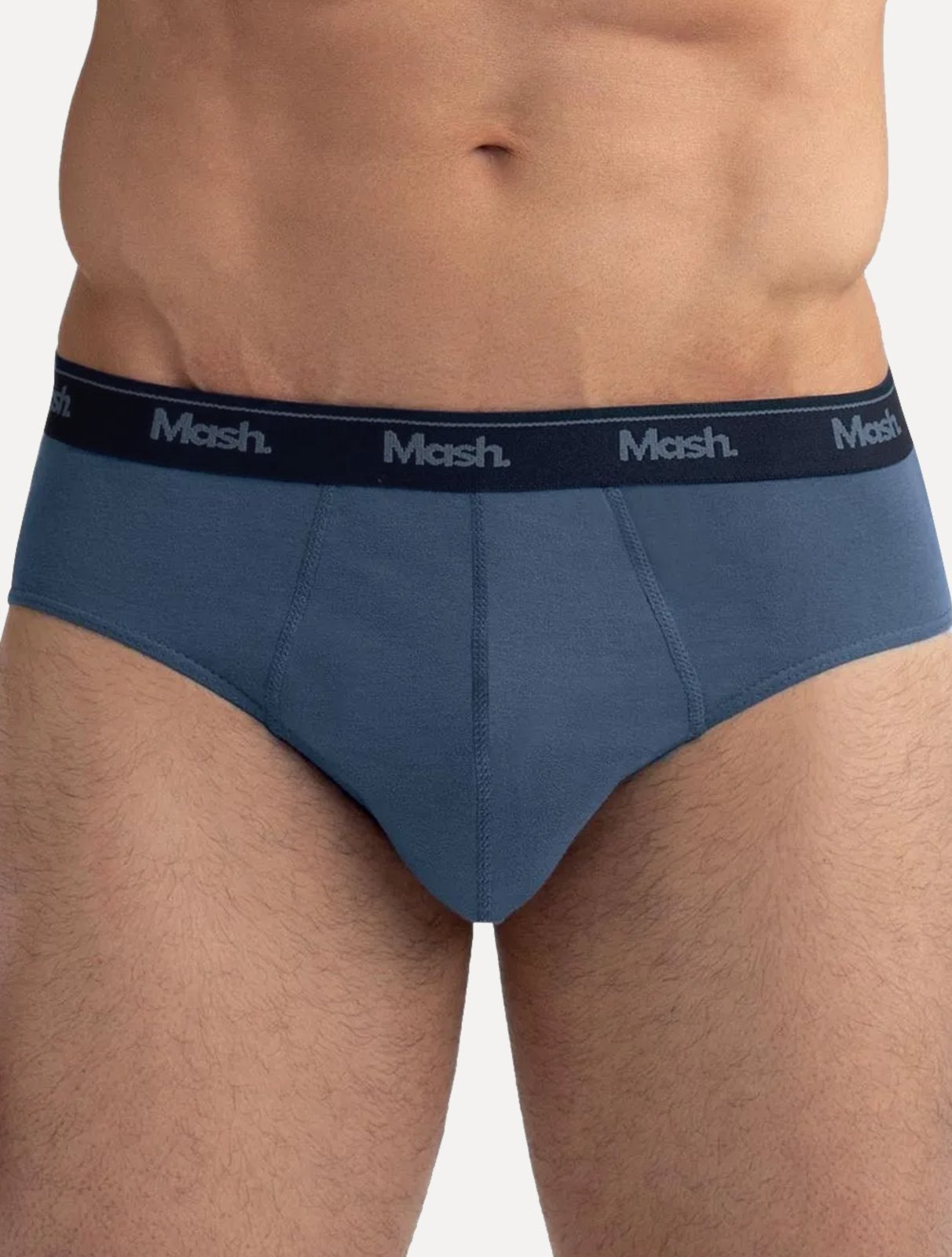 Vista 3 Cueca Mash Slip Cotton Basic azul marinho MASH azul marinho