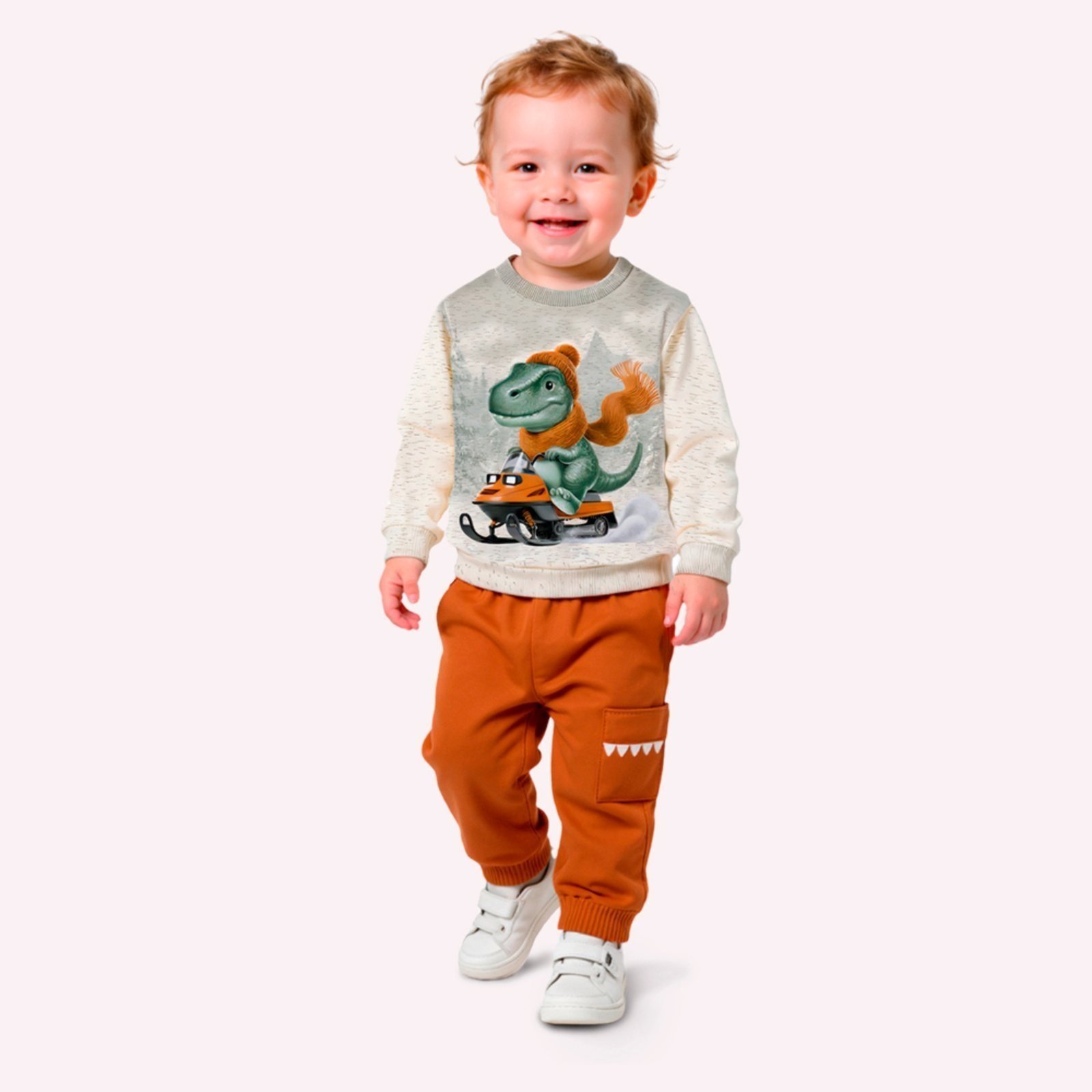 Infantil - Conjunto Menino Dinossauro Kyly