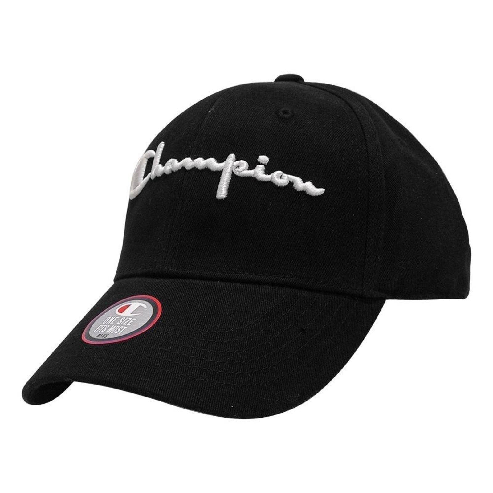 Boné Champion Aba Curva Classic Twill Script Heritage Preto