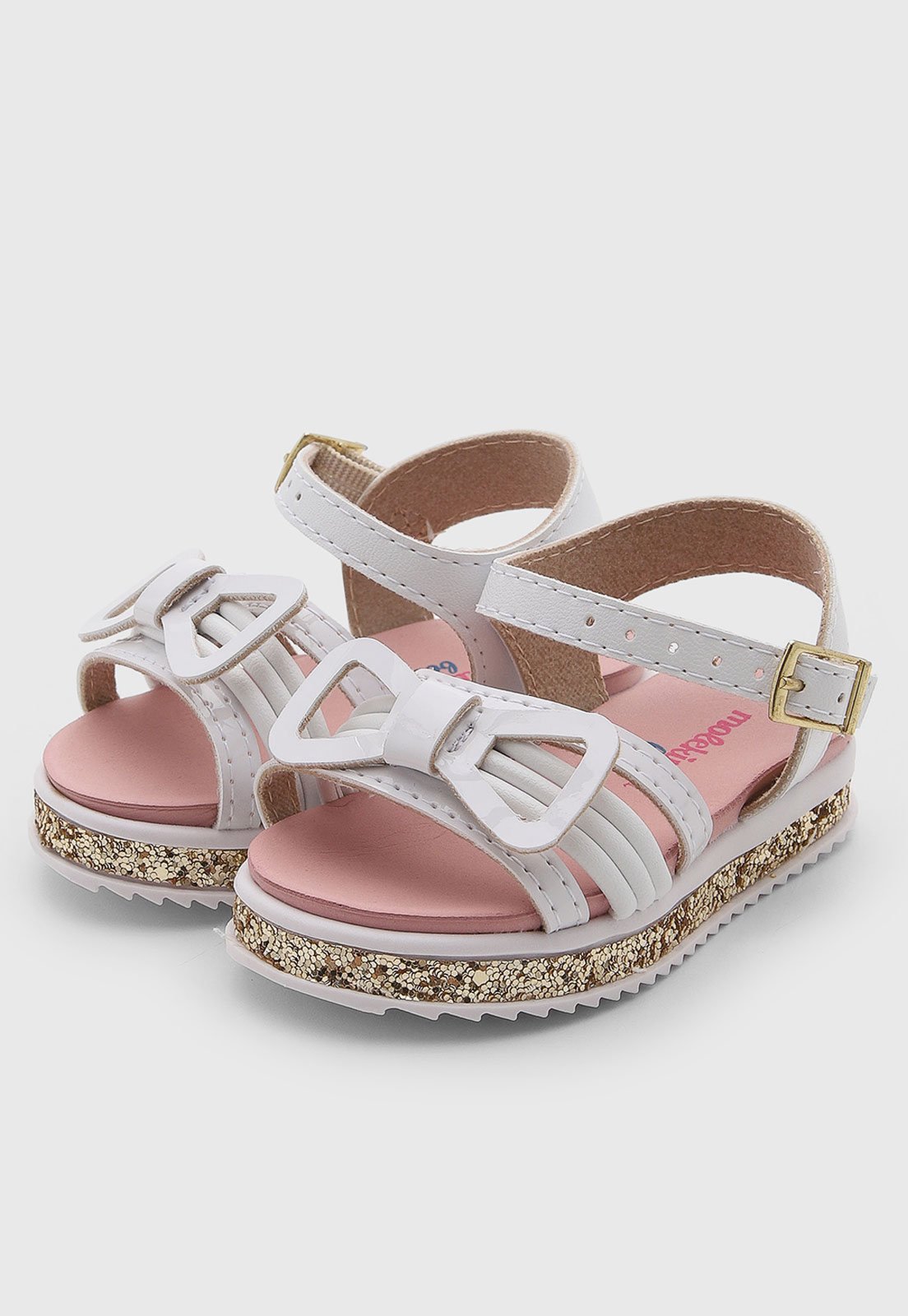Infantil - Sandália Molekinha Laço Branca