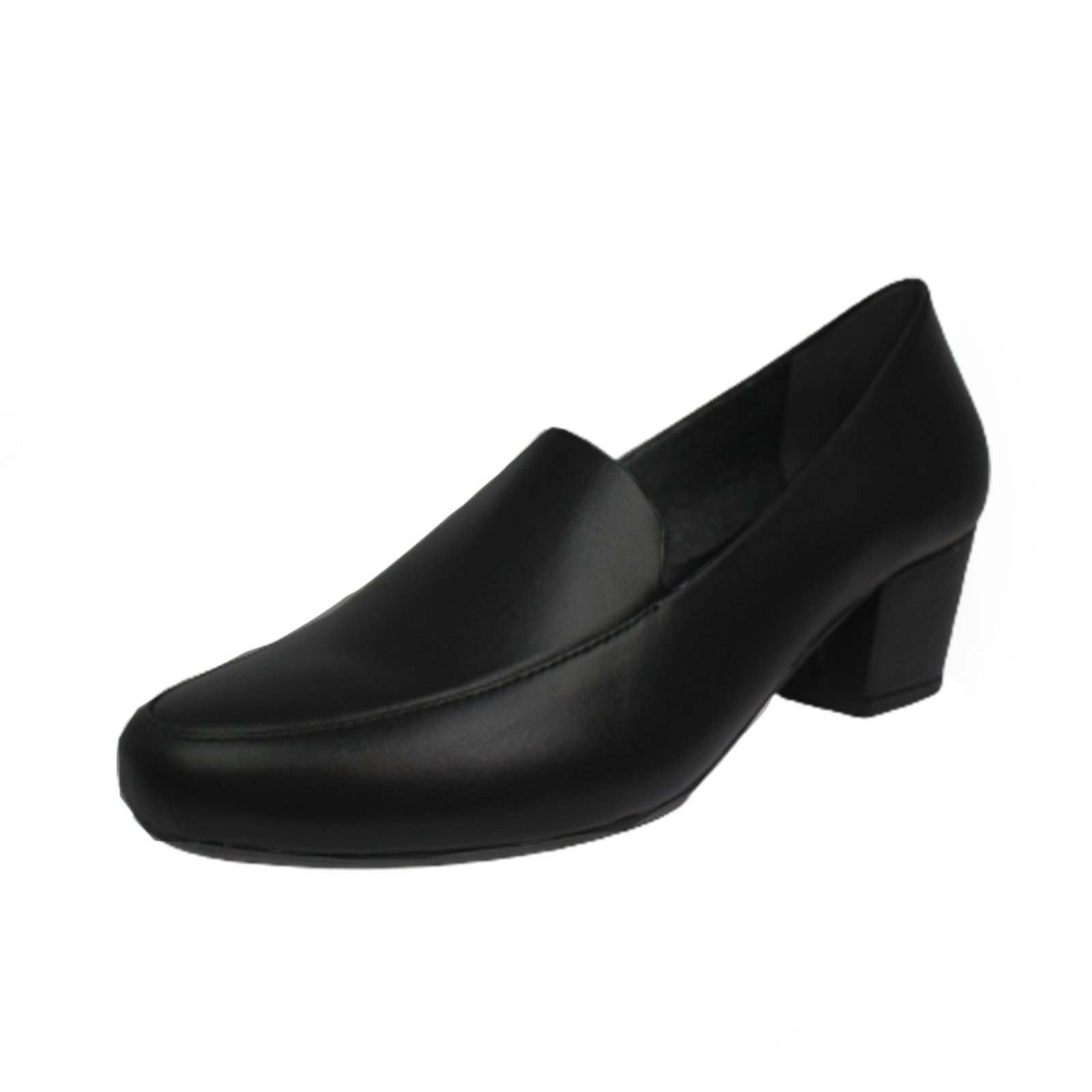 Scarpin Boneca Salto Baixo Grosso Luiza Sobreira Preto Mod. 2077
