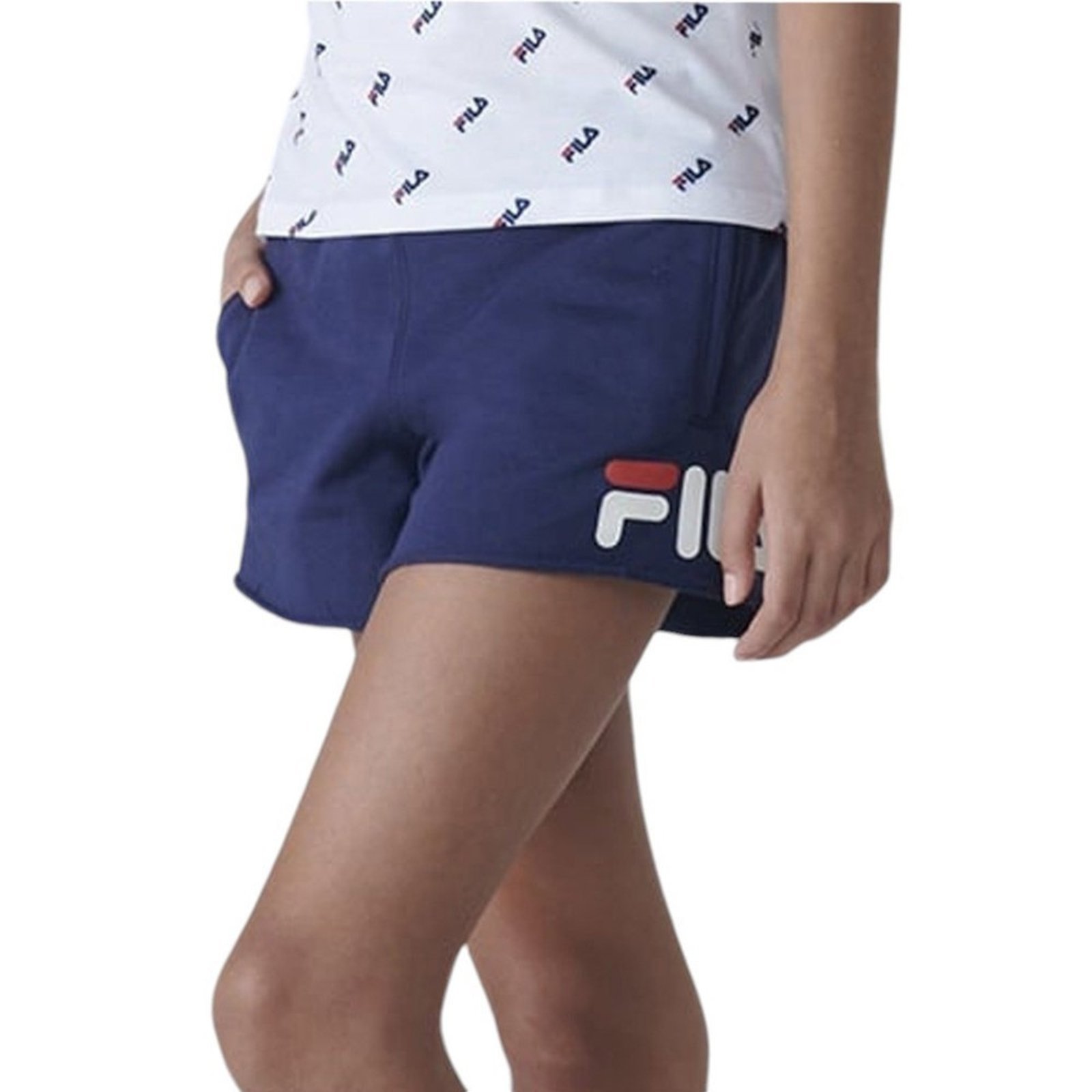 Infantil – Short Fila Letter Juvenil