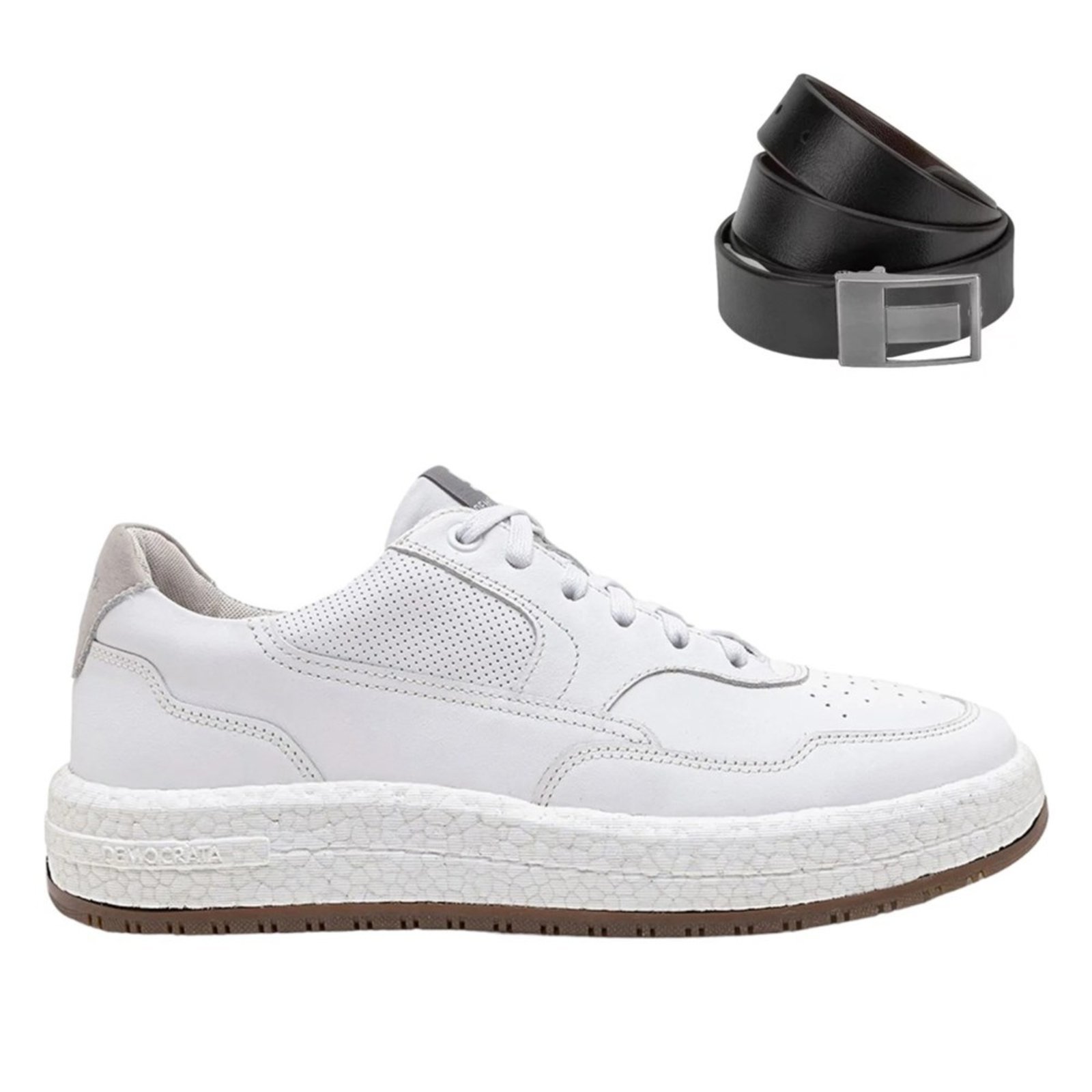 Kit Tênis Democrata Drake Pulse Masculino + Cinto