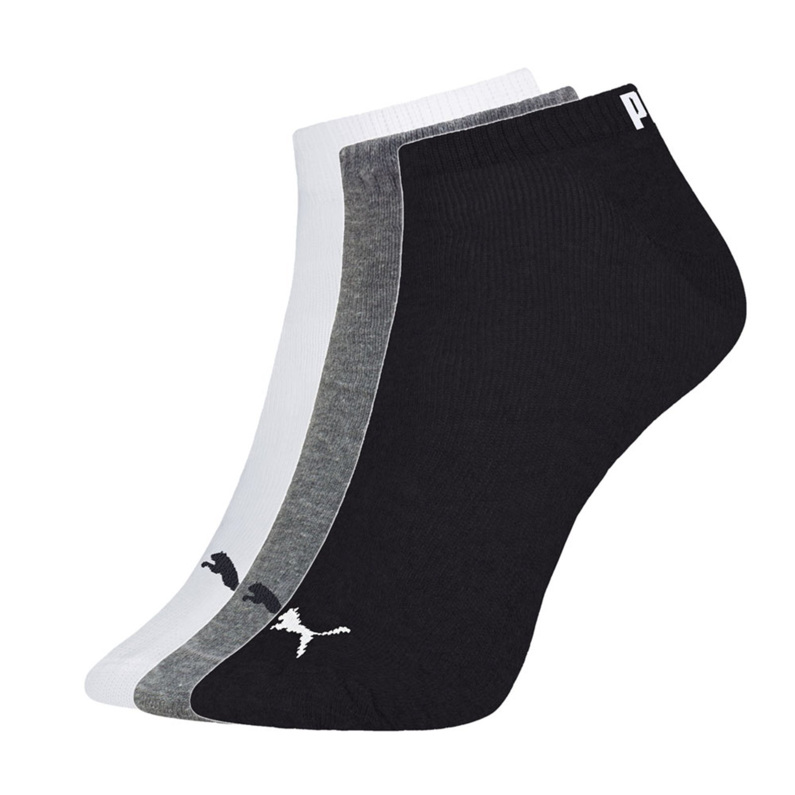Kit Meia Puma Logo Sapatilha Esportiva 3 Pares 39/43