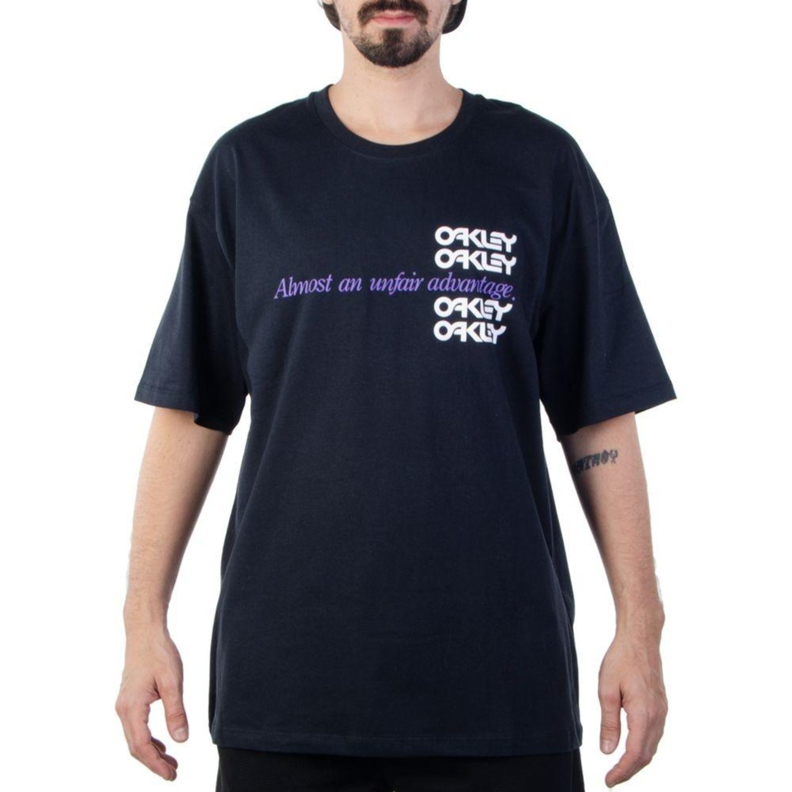 Camiseta Oakley B1B Advantage SS SM26 Masculina Blackout