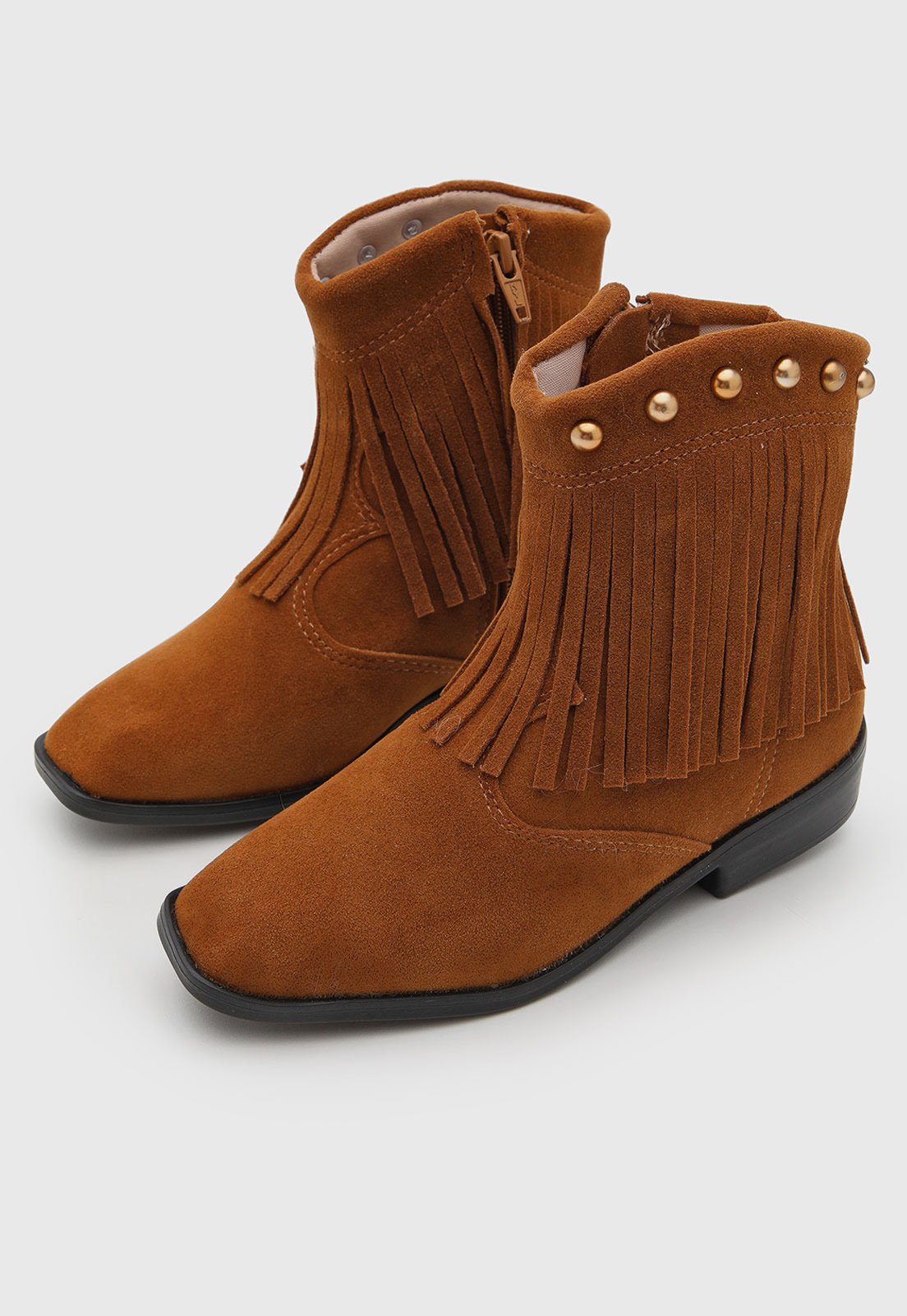 Infantil - Bota Molekinha Franjas Marrom