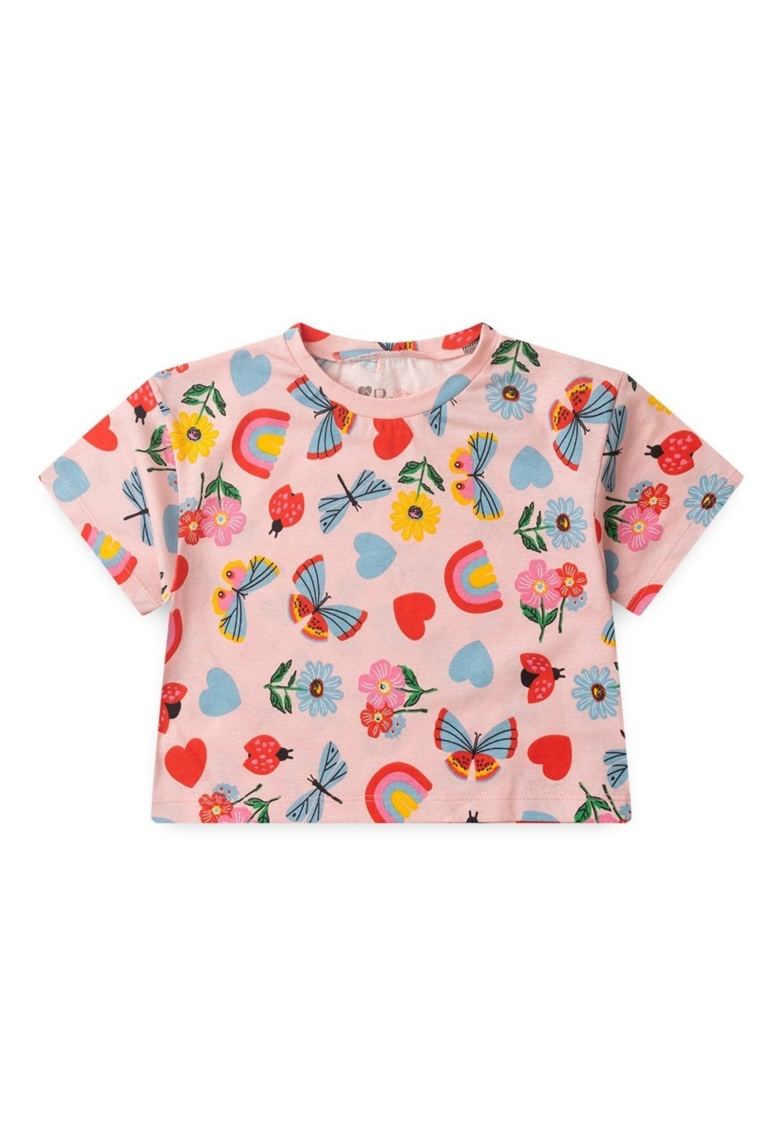 Vista 3 Infantil - Conjunto Bem Vestir Feminino Blusa Box e Shorts rosa BEM VESTIR rosa