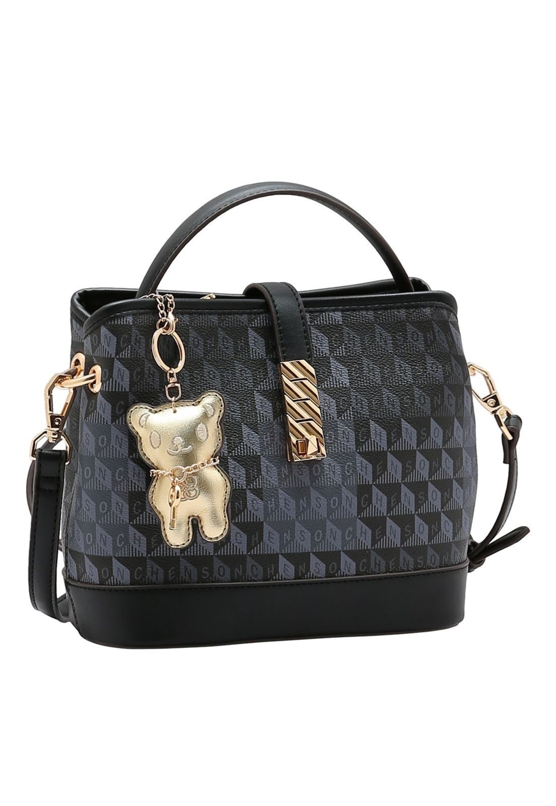 Bolsa Feminina Chenson Tridimensional 3485424 Preto