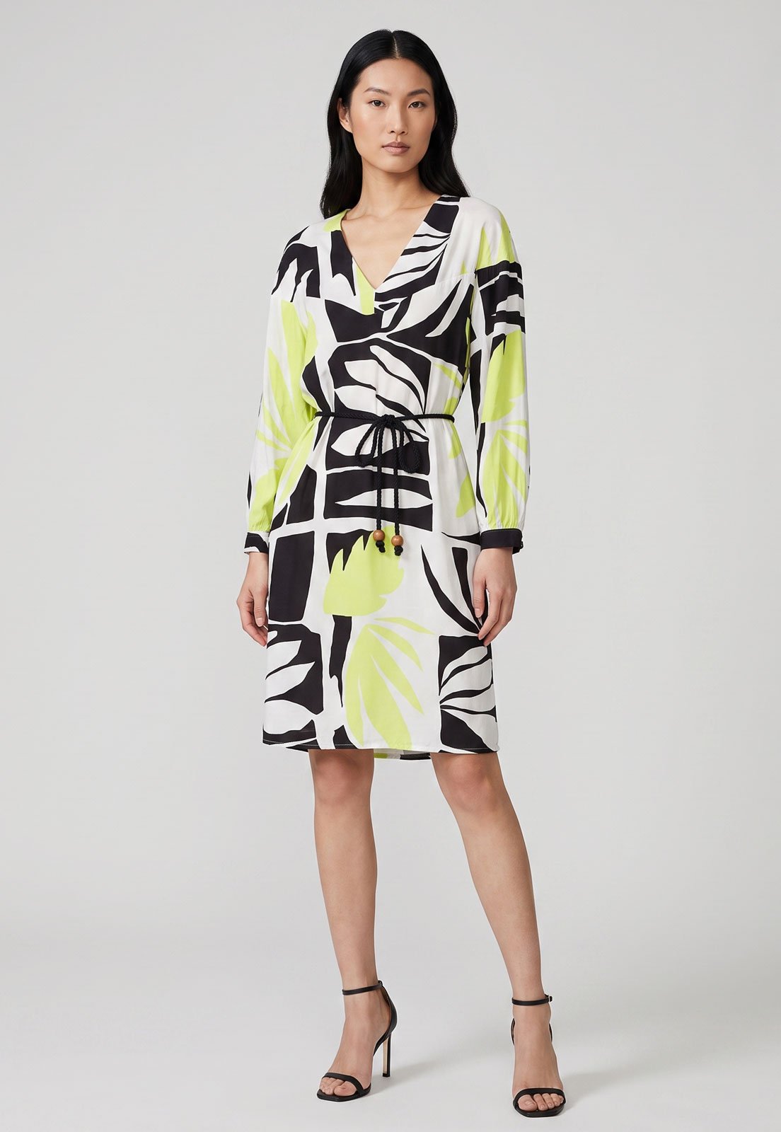 Vestido Feminino Lez a Lez Estampado Off White