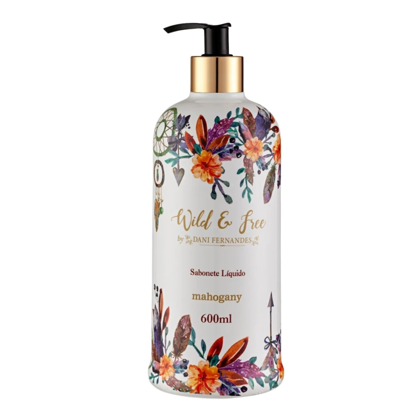 Mahogany Sabonete Liquido Wild E Free 600Ml