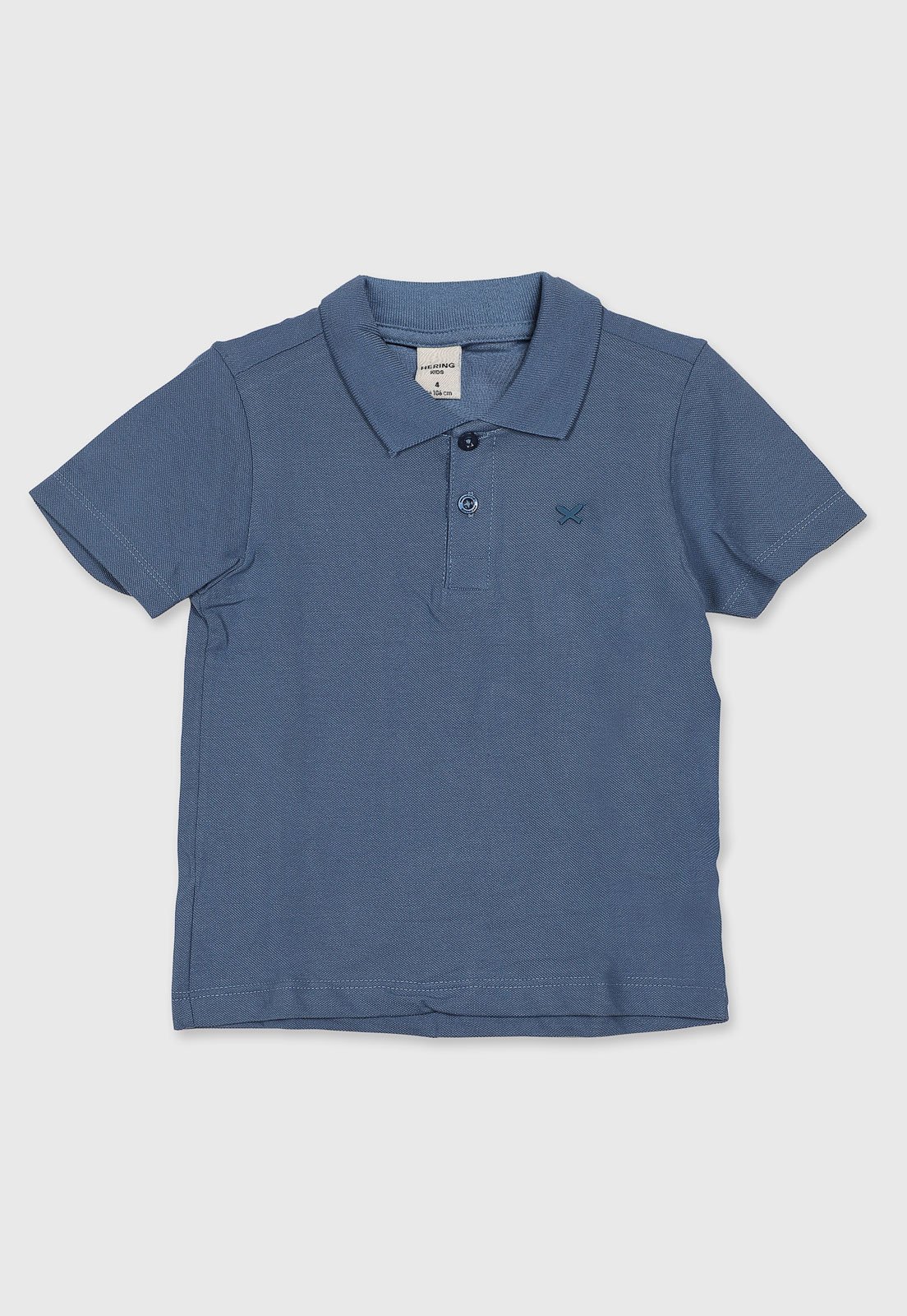 Infantil - Camisa Polo Hering Lisa Azul