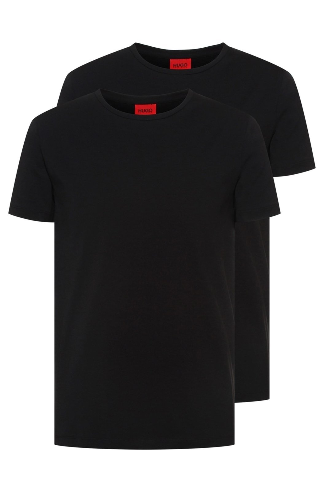Conjunto 2 Camisetas Gola Redonda Em Algodão Stretch