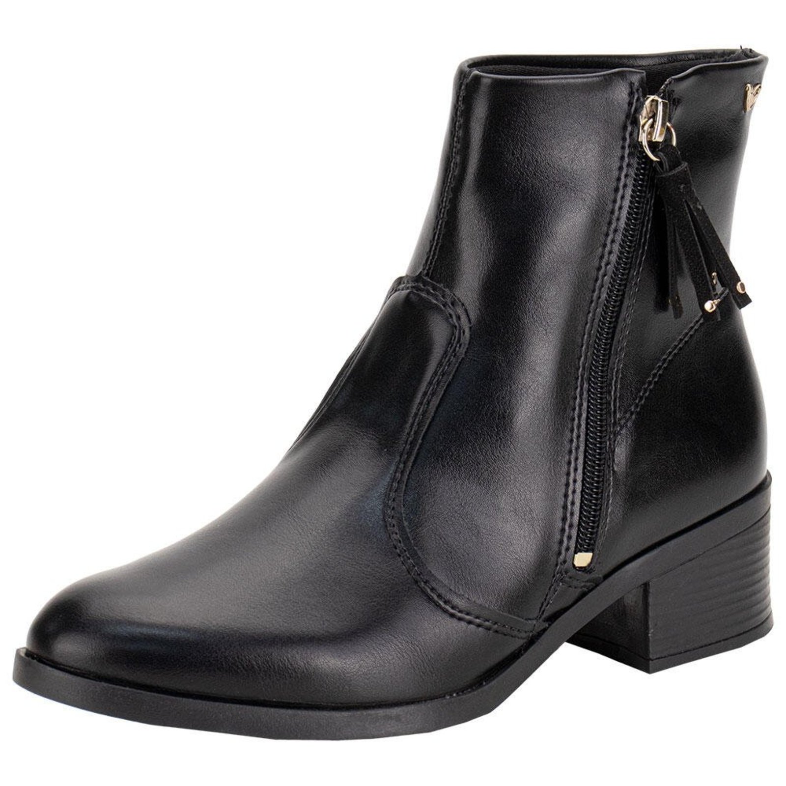 Bota Feminina Cano Baixo Mississipi J1442 0641442 Preto