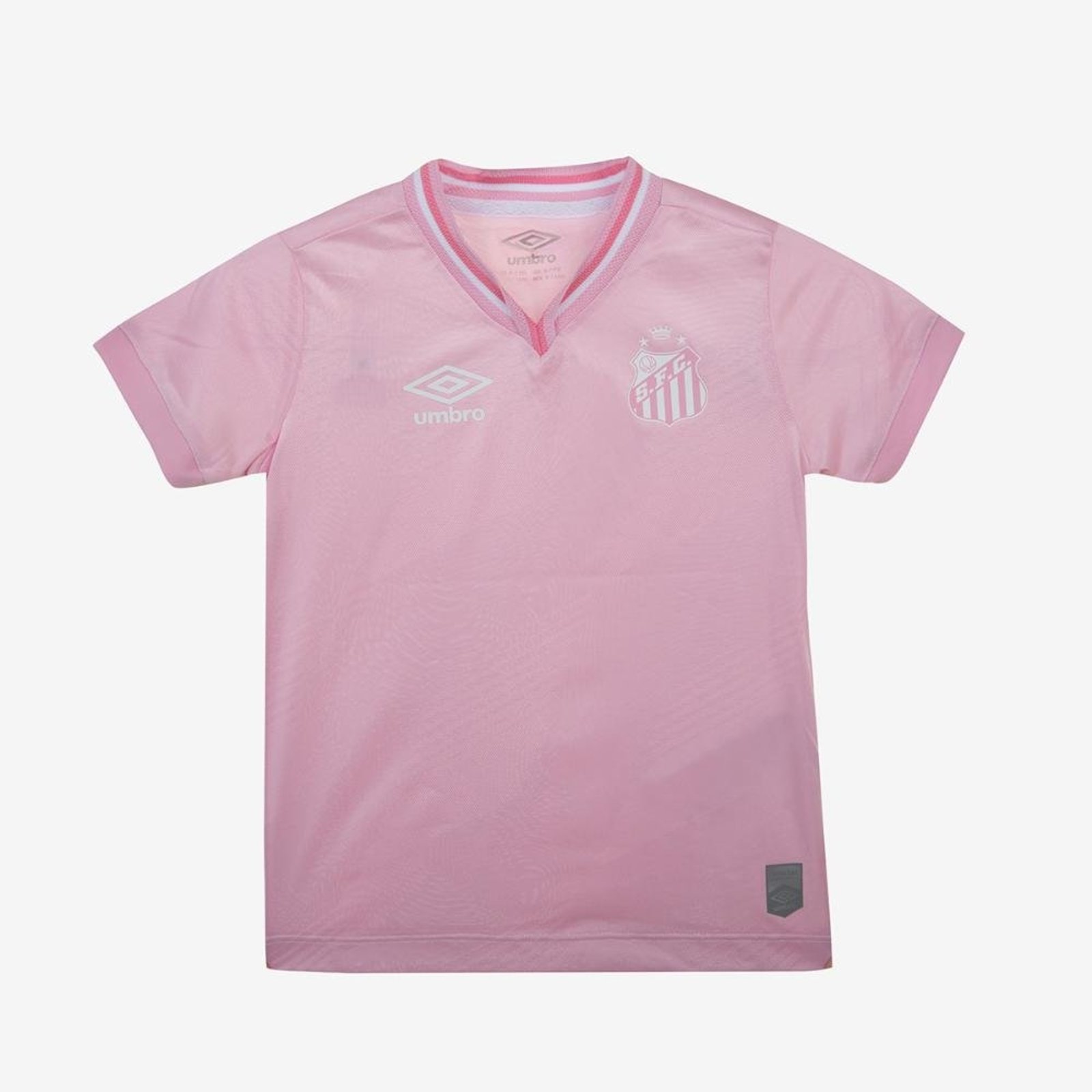 Camisa Umbro Santos Outubro Rosa 2024 Incolor