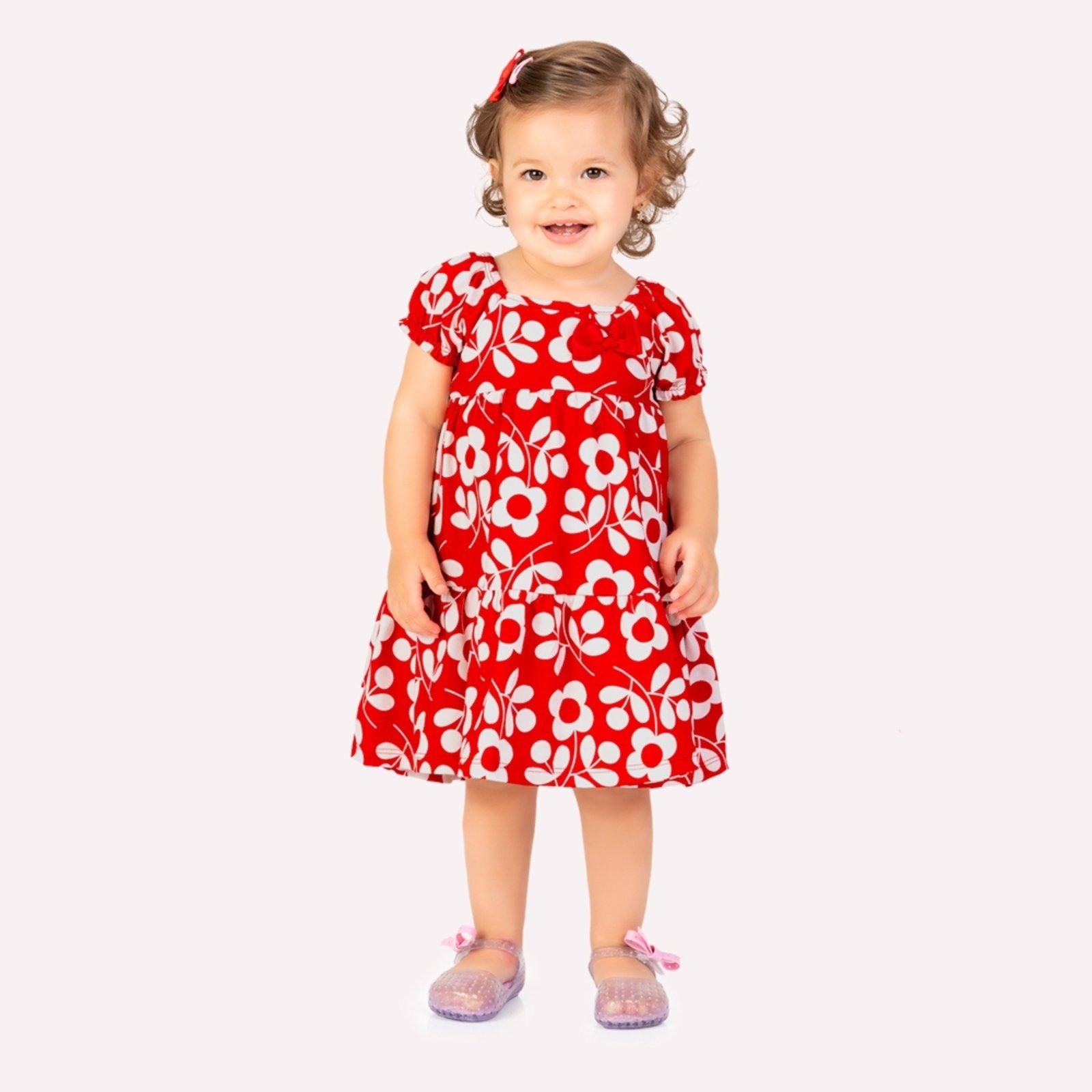 Infantil – Vestido Menina Flores Kyly