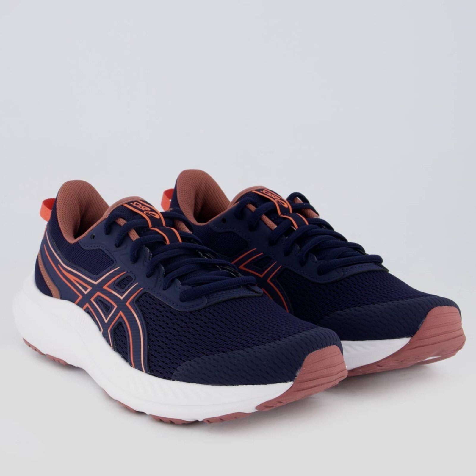 Vista 3 Tênis Asics Jolt 5 Feminino Marinho azul marinho ASICS azul marinho