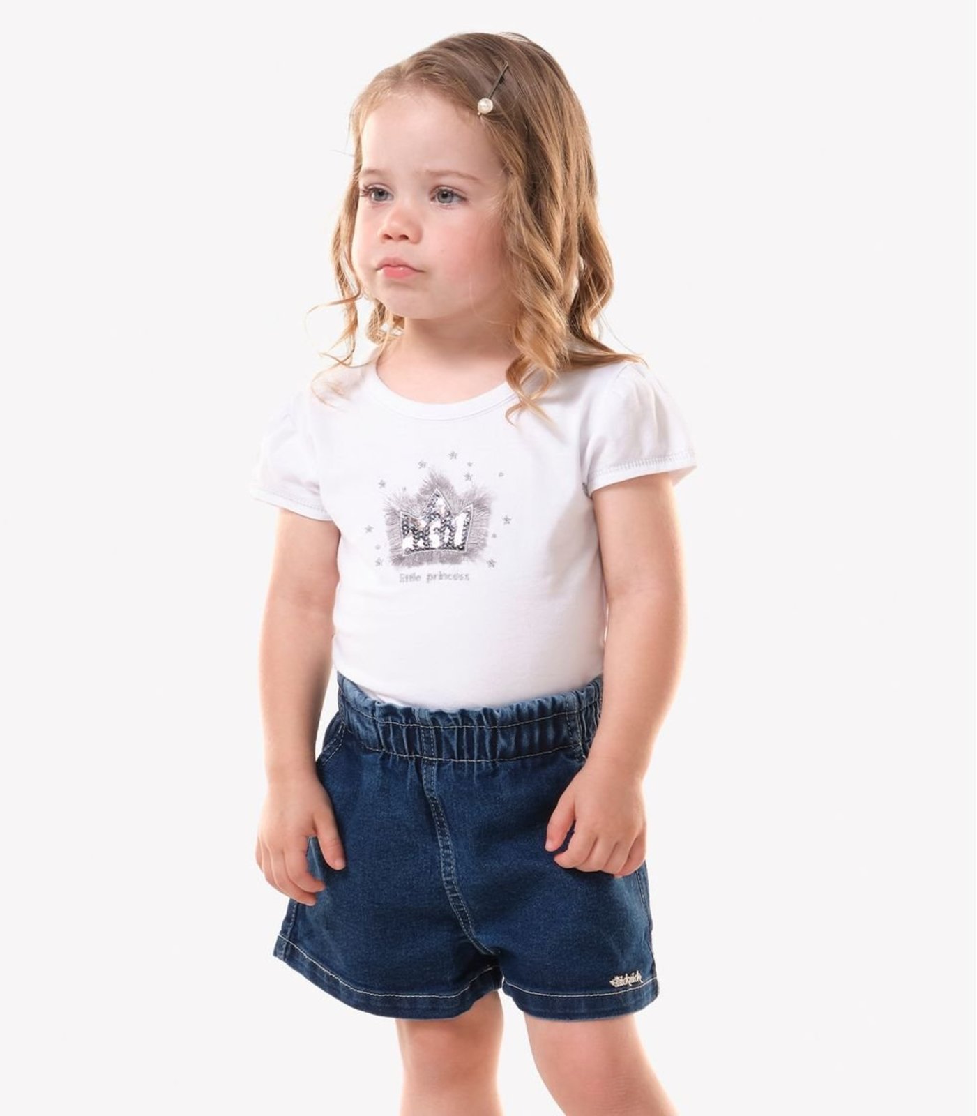 Infantil - Conjunto Blusa Com Shorts Trick Nick Branco