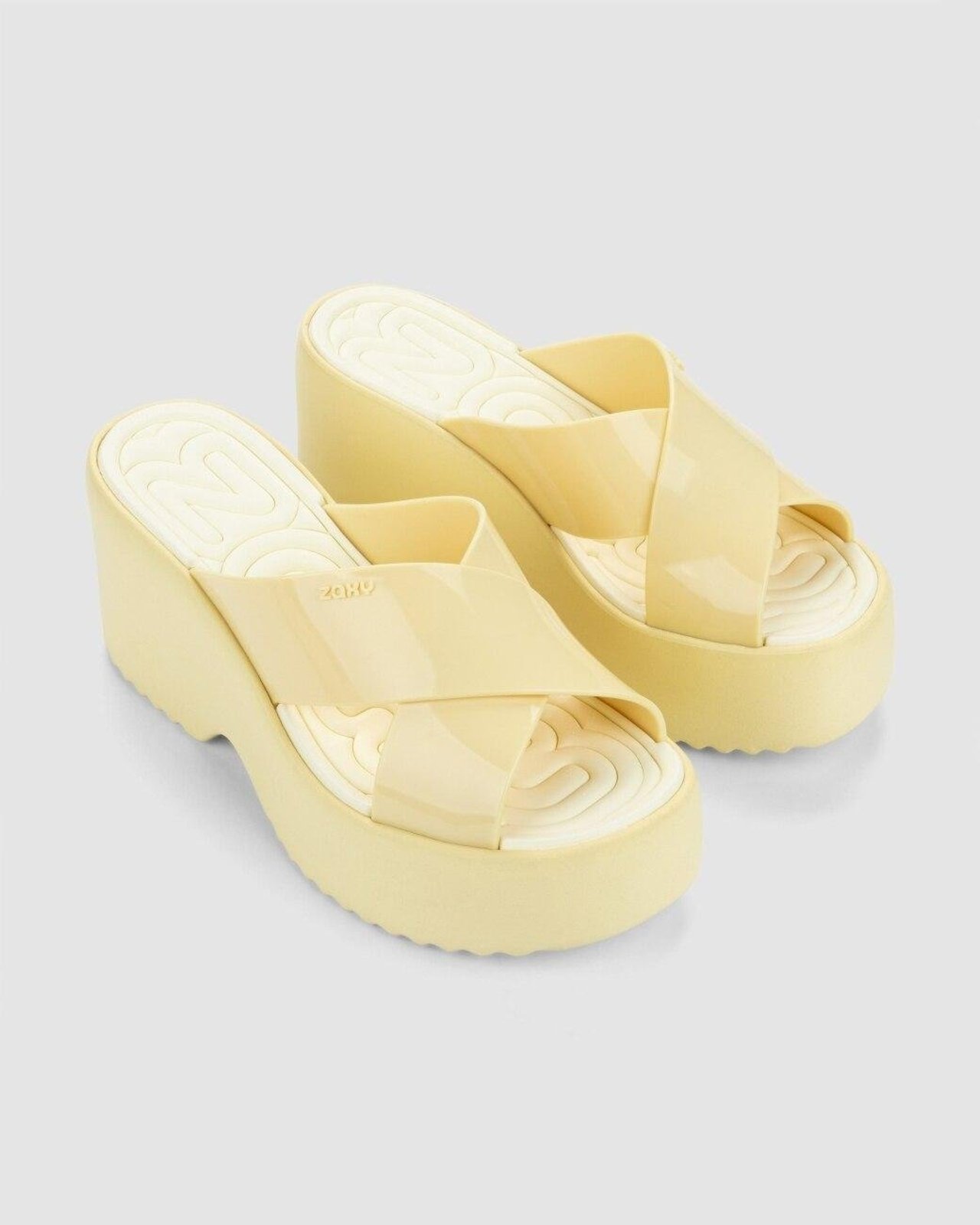 Plataforma Feminina Zaxy Dream Amarelo