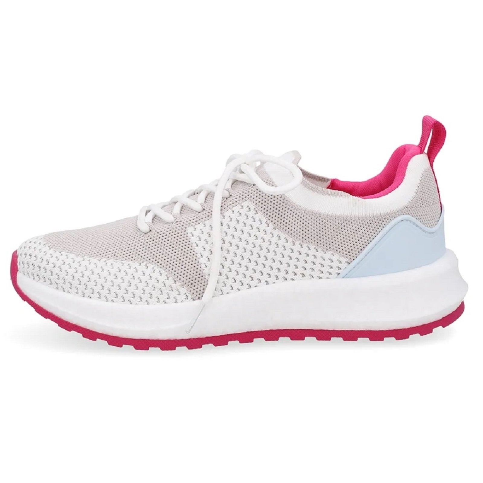 Tênis Usaflex Poofy Tricot Conforto Leveza e Estilo Cinza