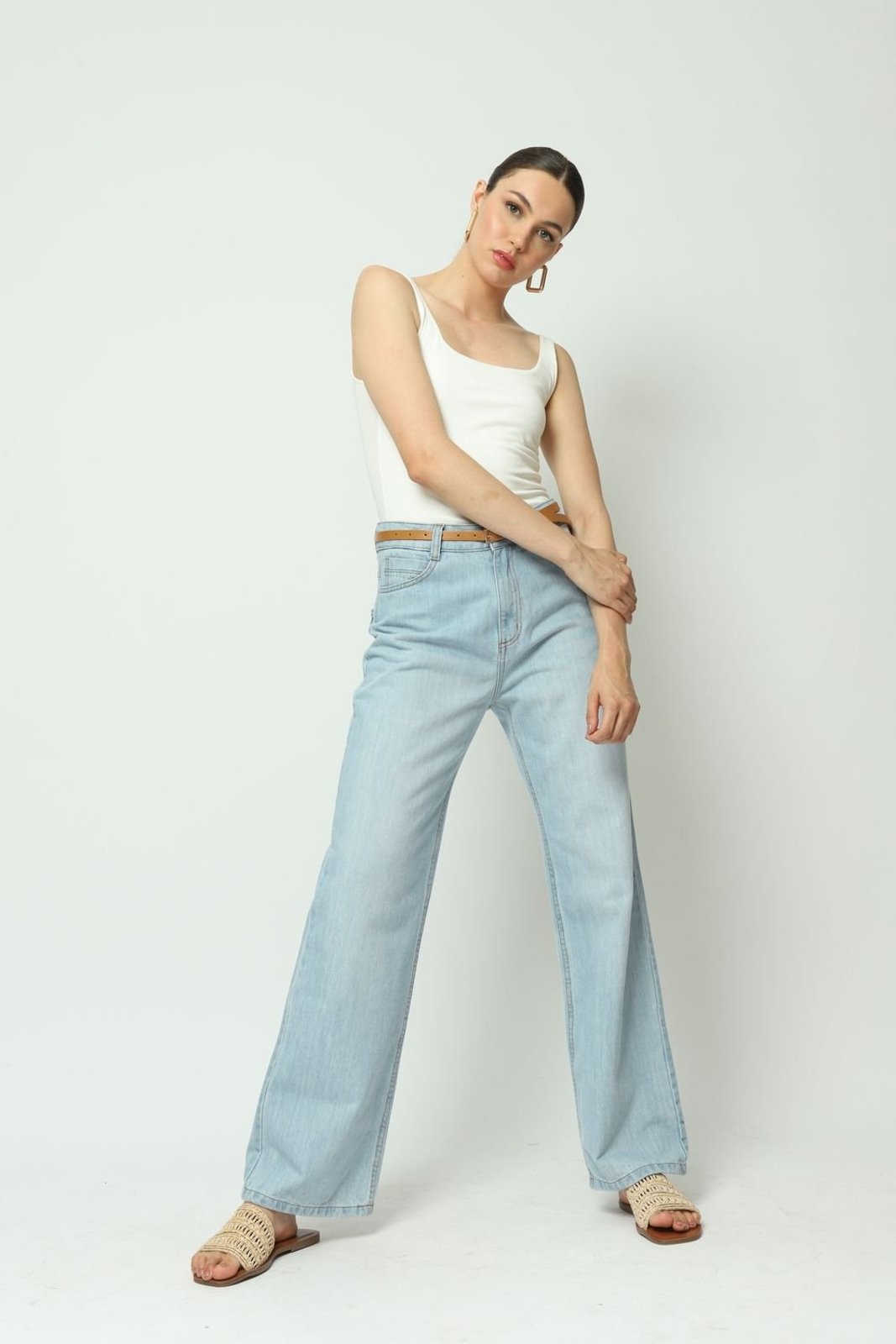 Calça Jeans Reta 38 Gazzy