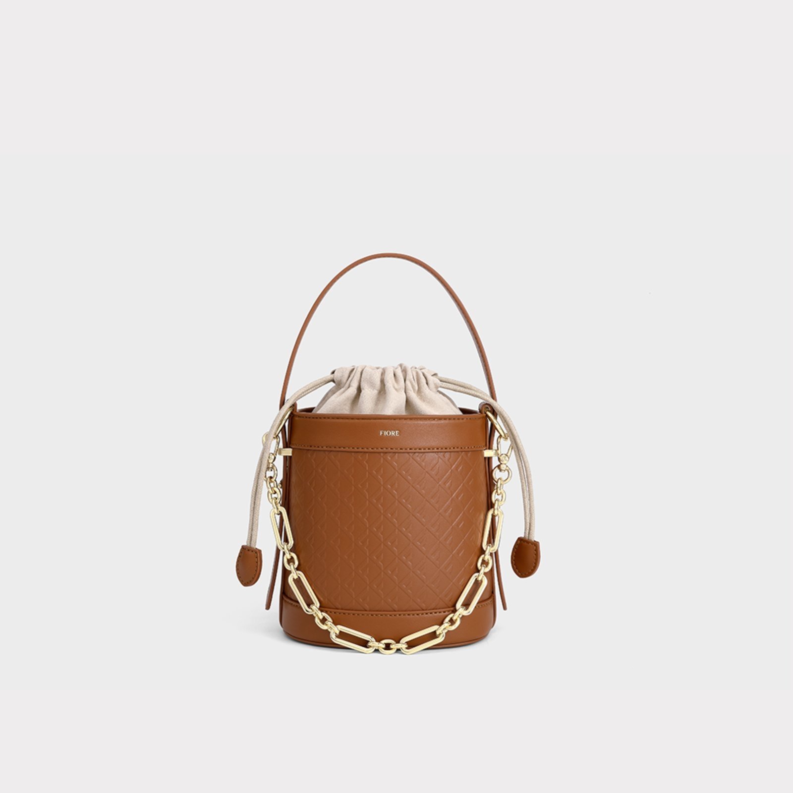 Bolsa Giuletta Fiore Milano Caramelo