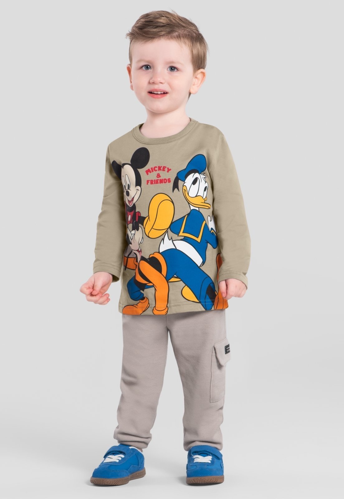 Infantil - Camiseta menino do Mickey Mouse Brandili